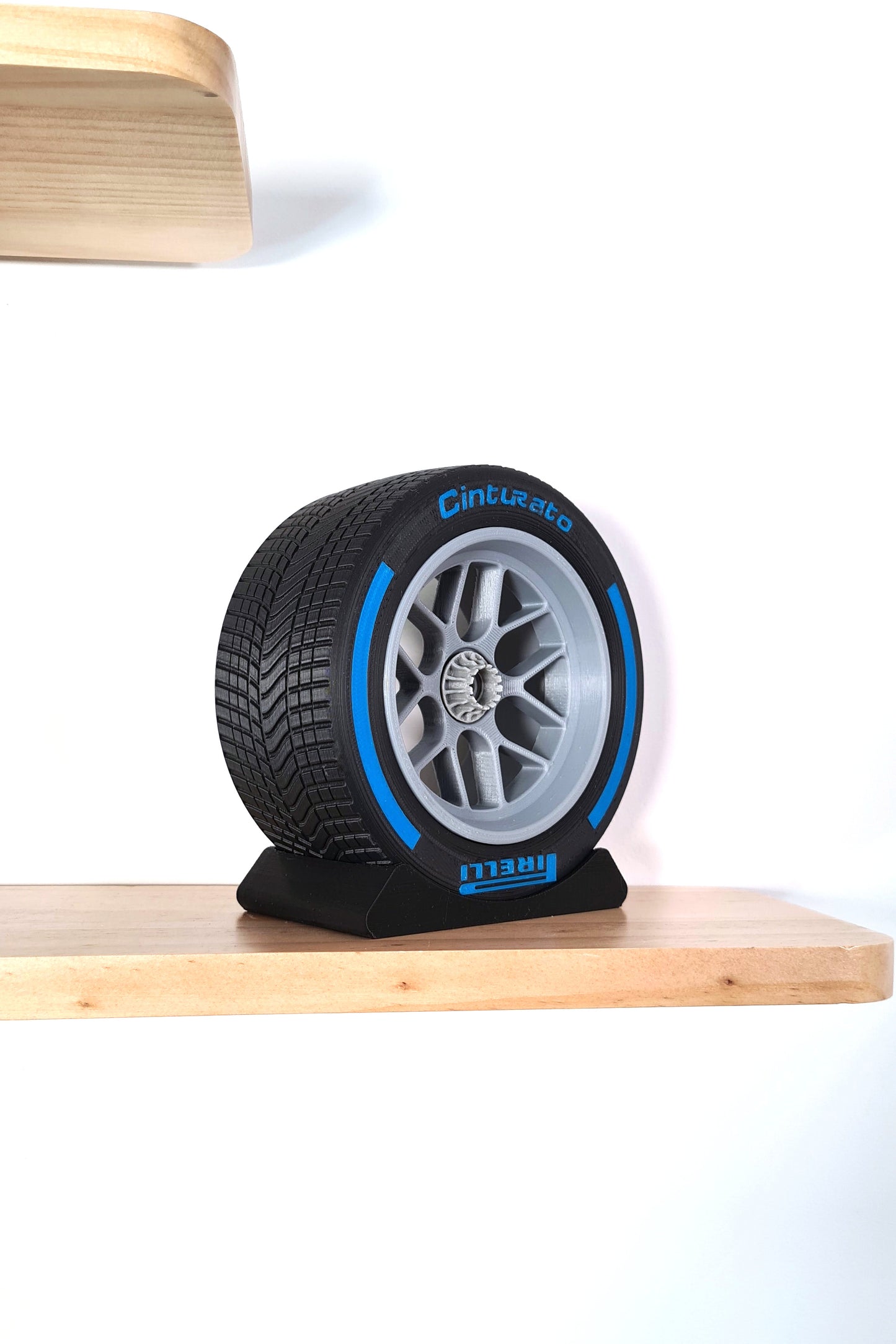 F1 Tyre and Rim Replica - Wet - 125mm - 5"