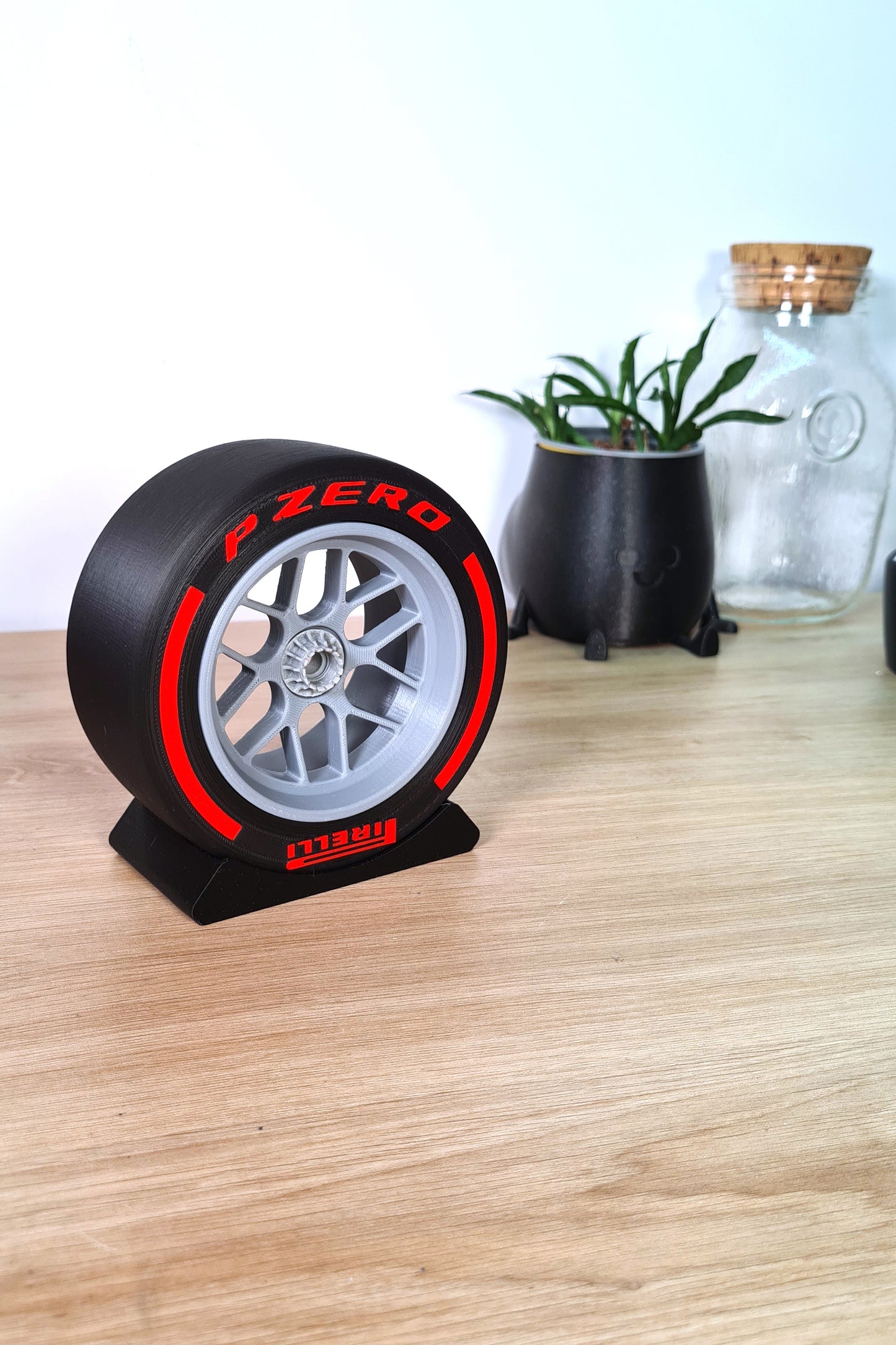 Réplique de pneu et de jante F1 - Soft - Medium - Hard - Inter - Wet - 125 mm - 5"