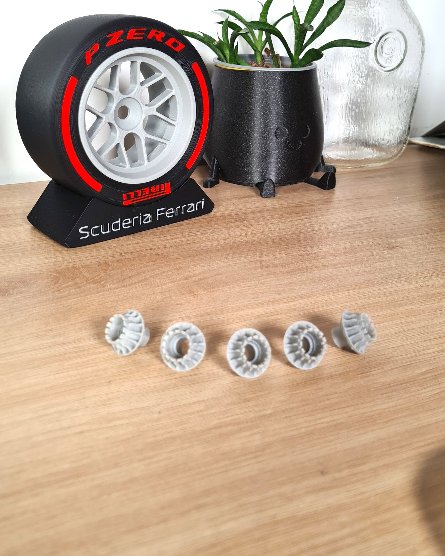 F1 wheel Nut Set Upgrade (5pcs) - Compatible with all our wheel replicas
