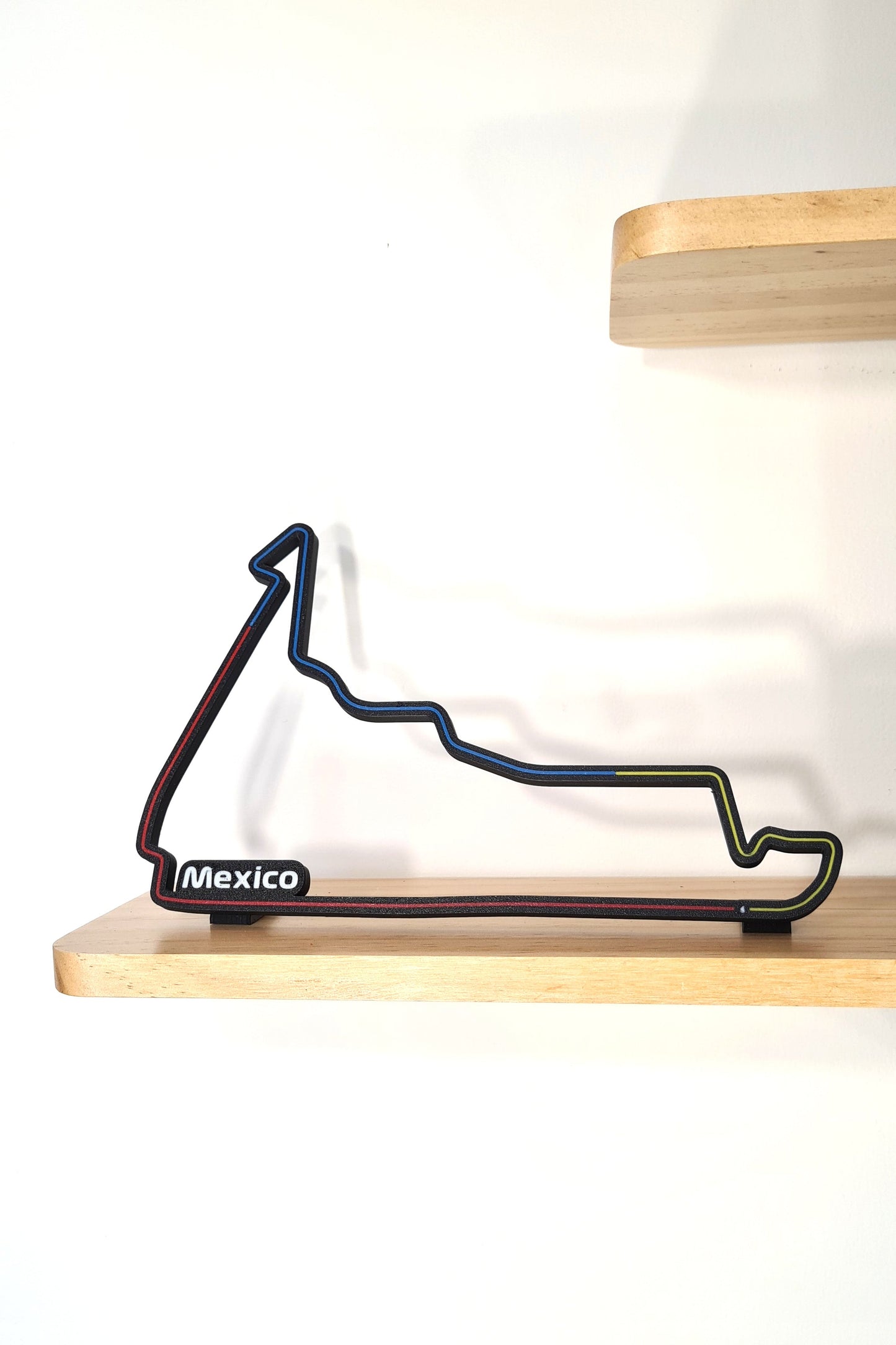Mexico Formula 1 Grand Prix 3D printed circuit track wall art, F1 fan gift.