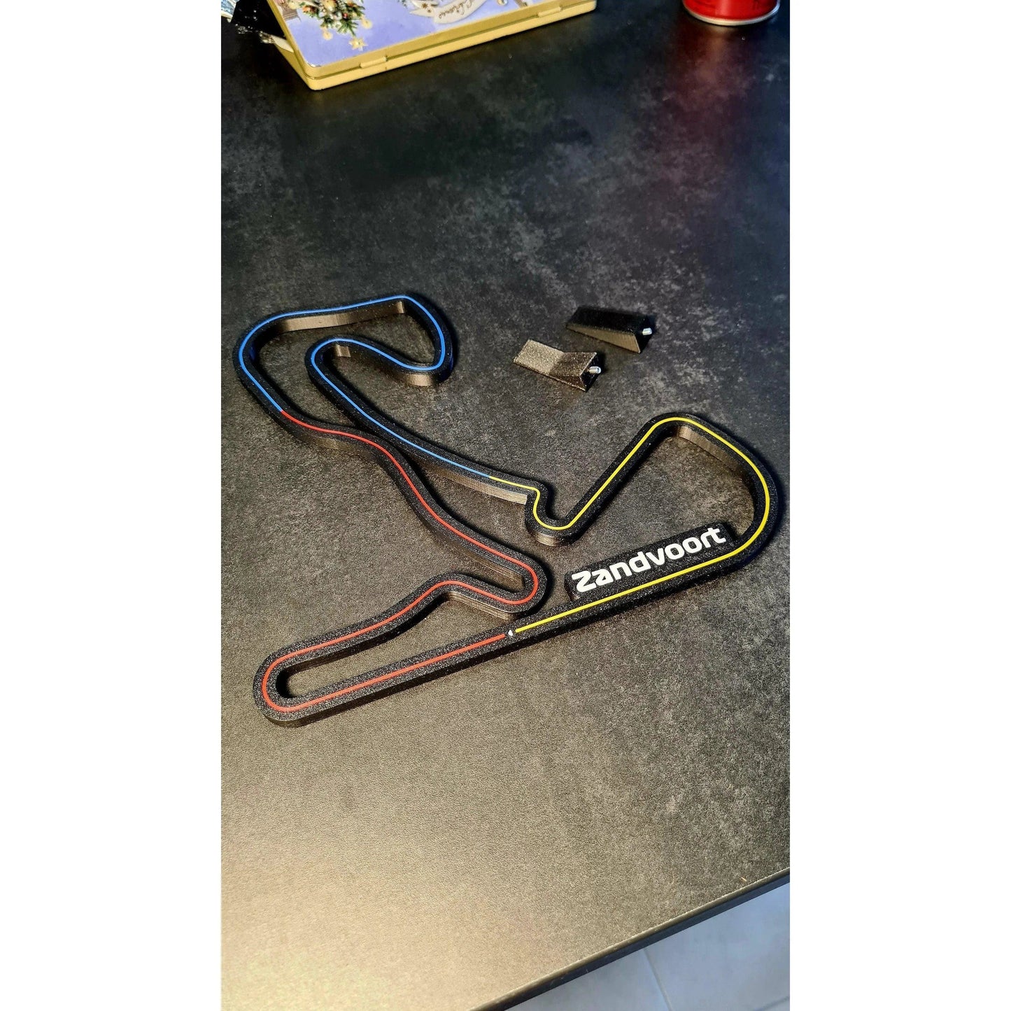 Zandvoort F1 circuit 3D printed track display model, unique Formula 1 fan gift