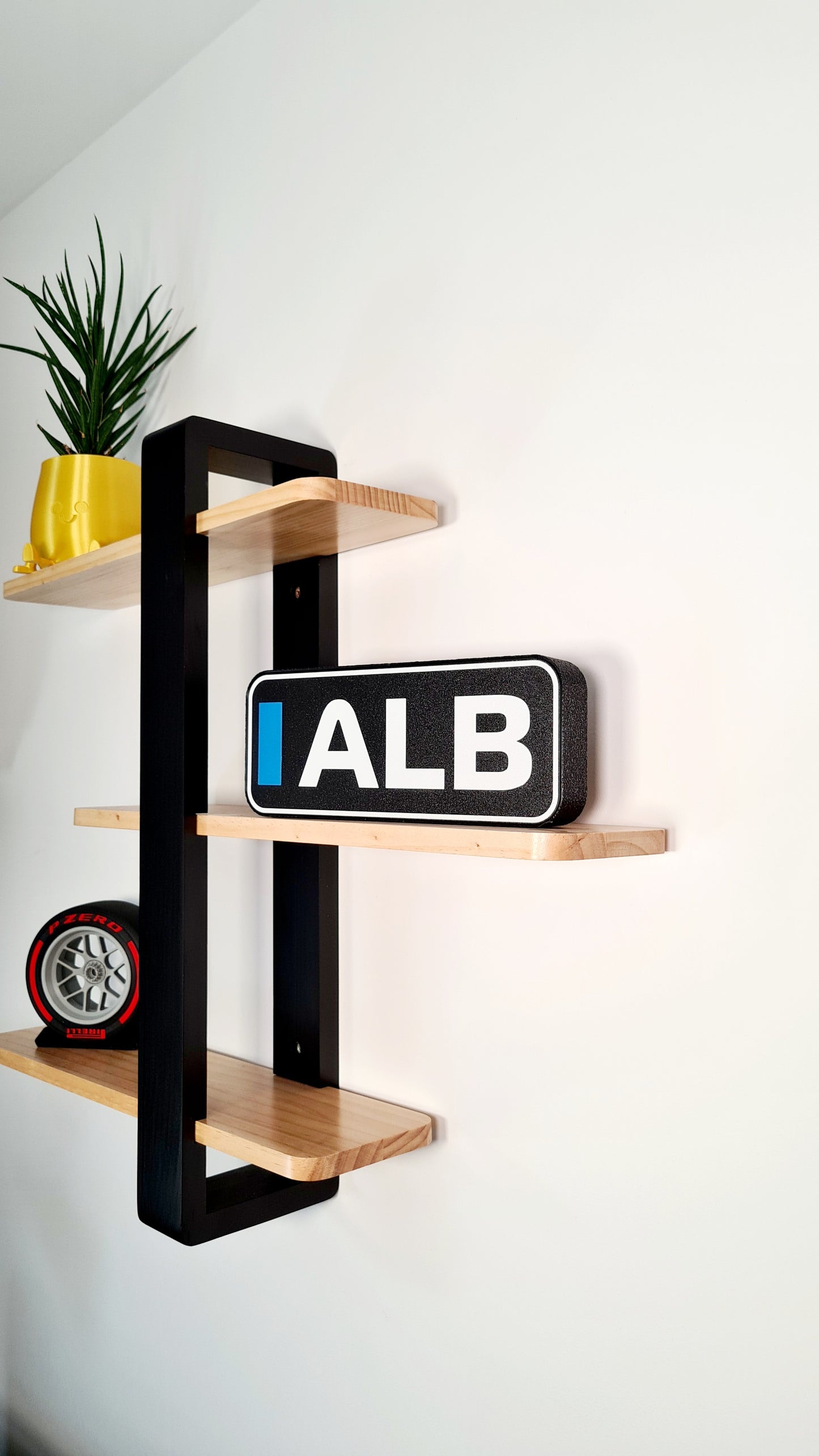 Gepersonaliseerde Williams Alex Albon F1 Led Light Box met F1 3 letternamen of aangepast