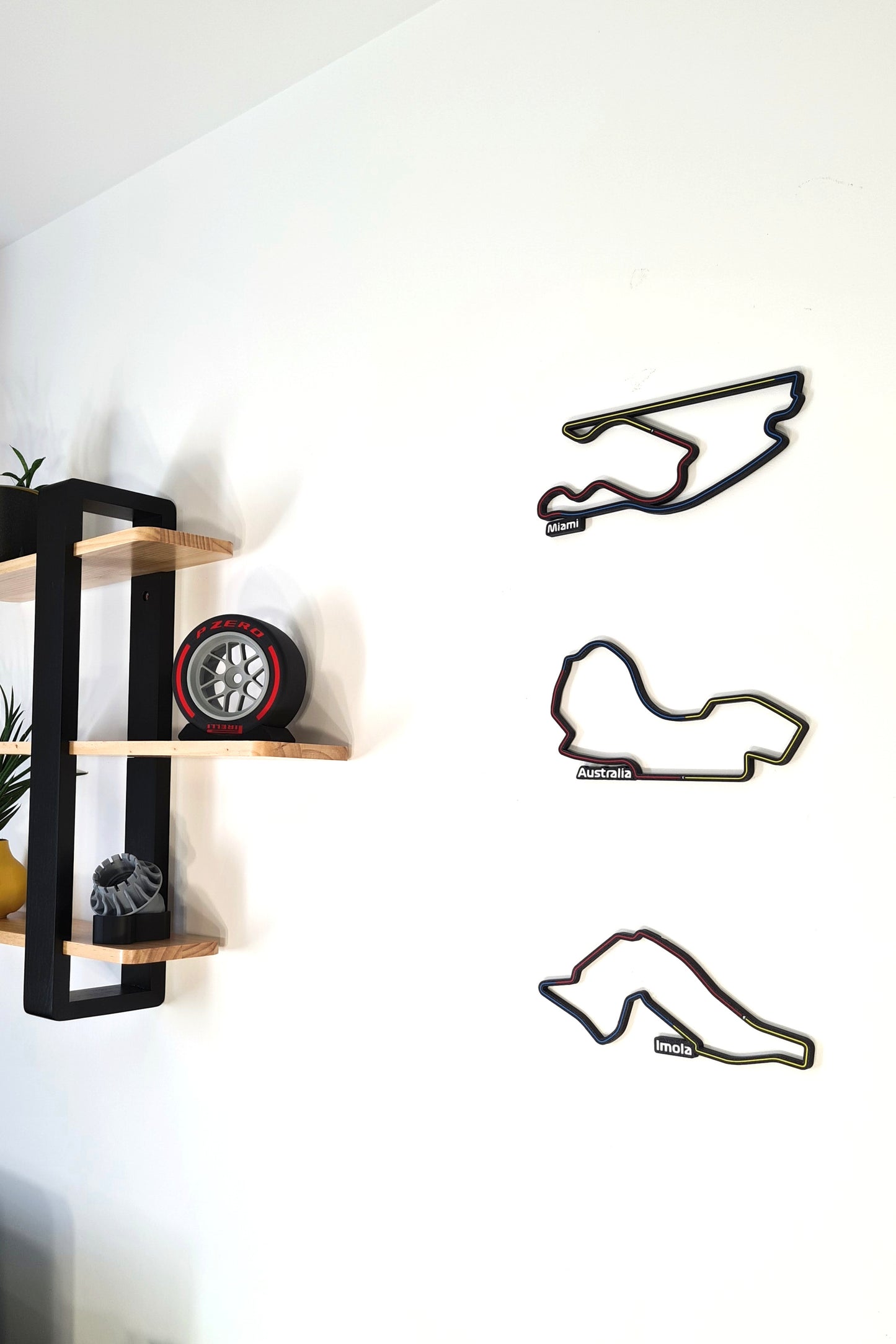 Australian Grand Prix track with sectors