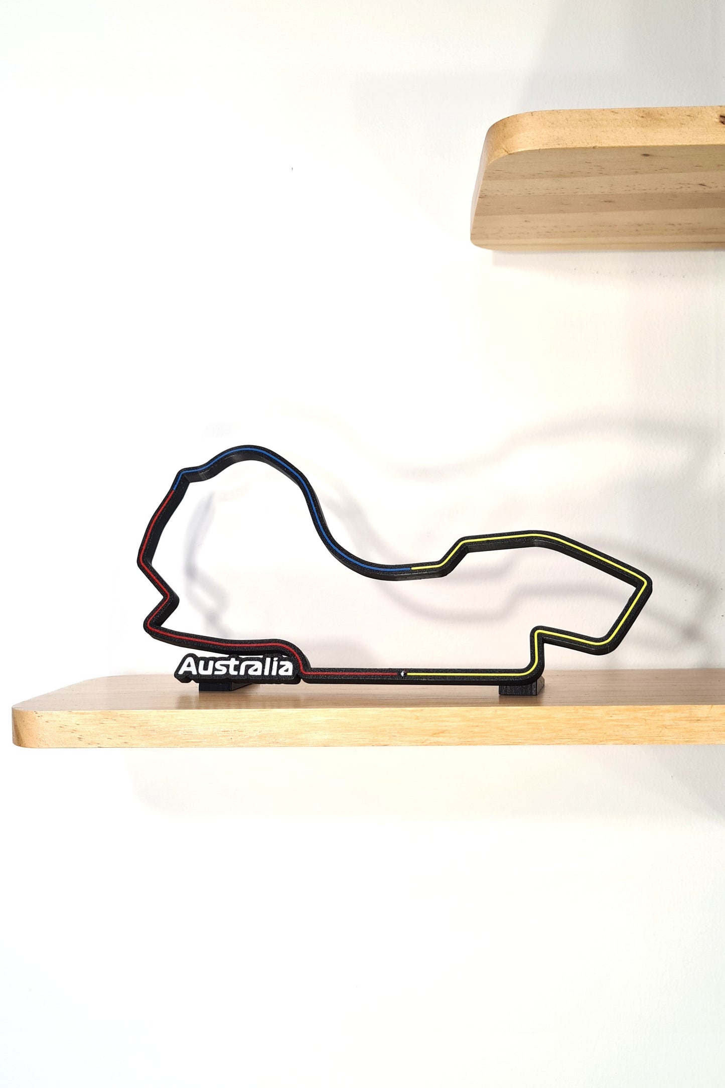 Australian Grand Prix track with sectors