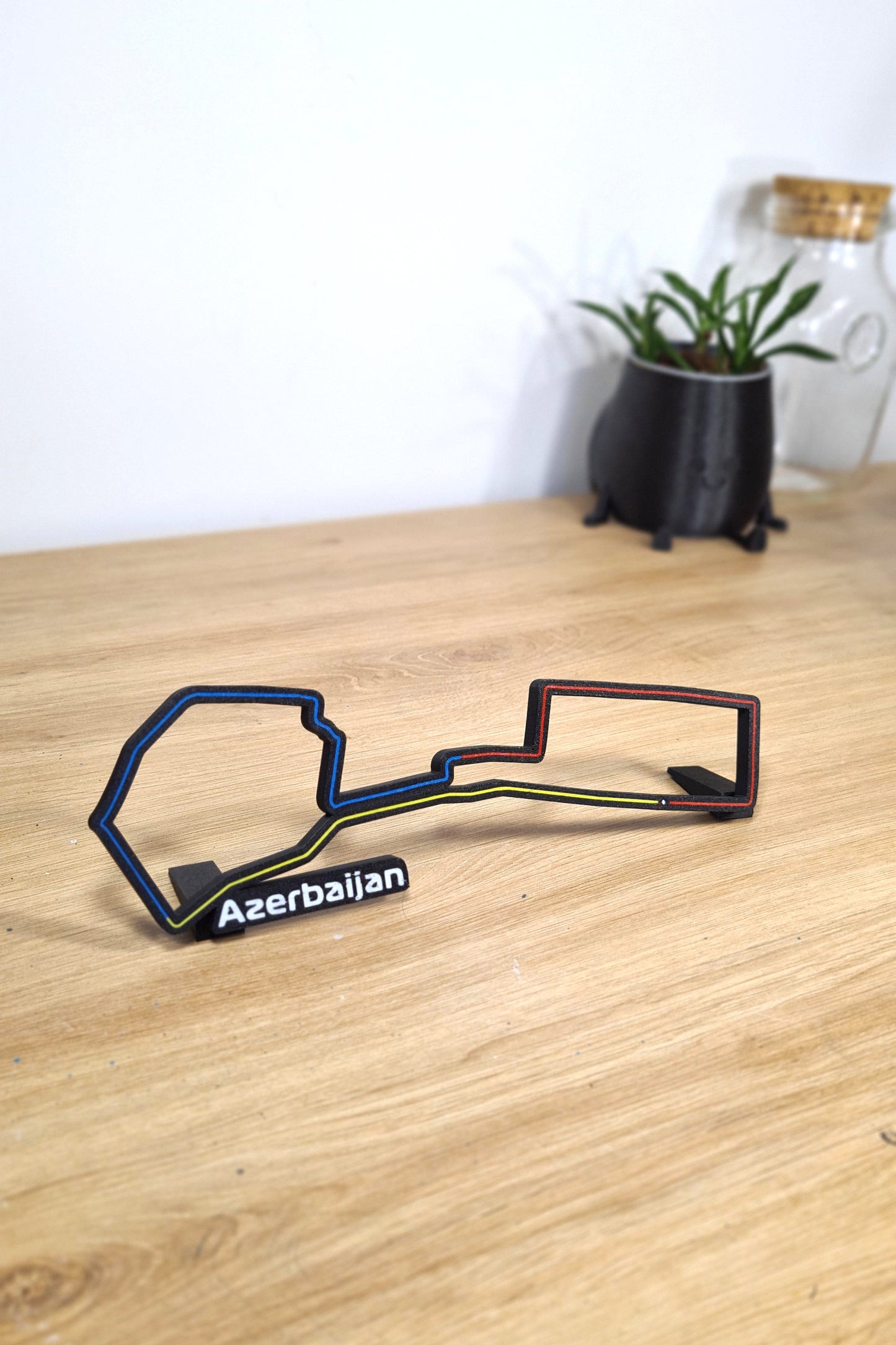 Azerbaijan Grand Prix track with sectors
