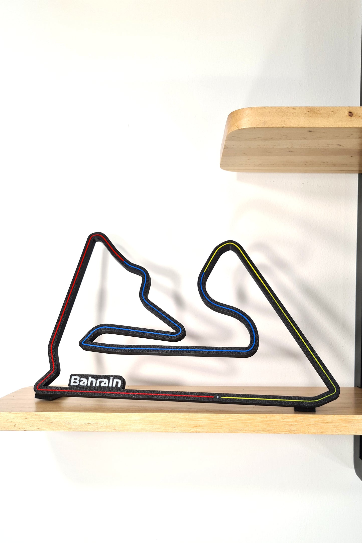 Bahrain Grand Prix track with sectors