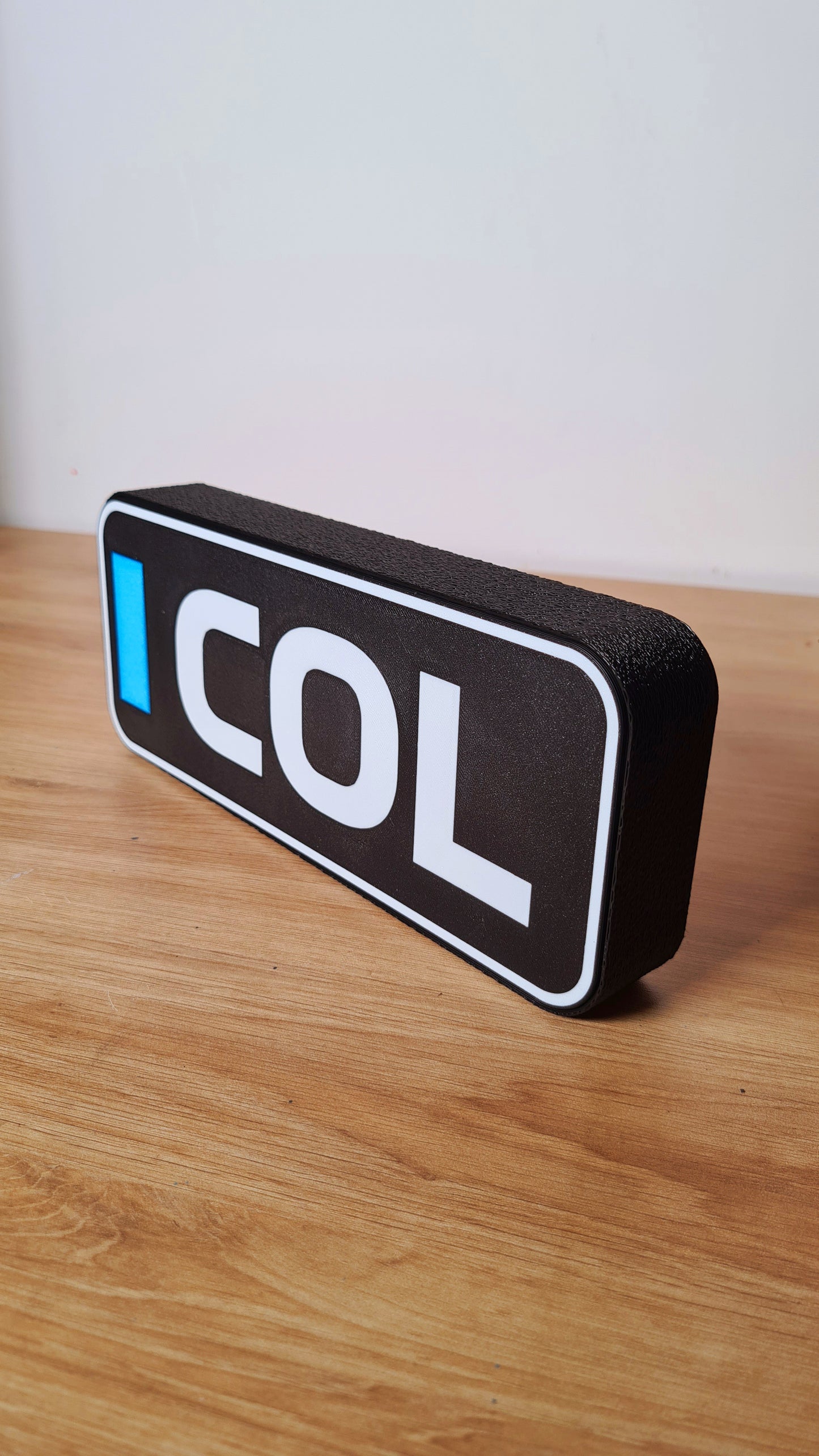 Gepersonaliseerde Alpine Franco Colapinto F1 Led Light Box met F1 3 letternamen