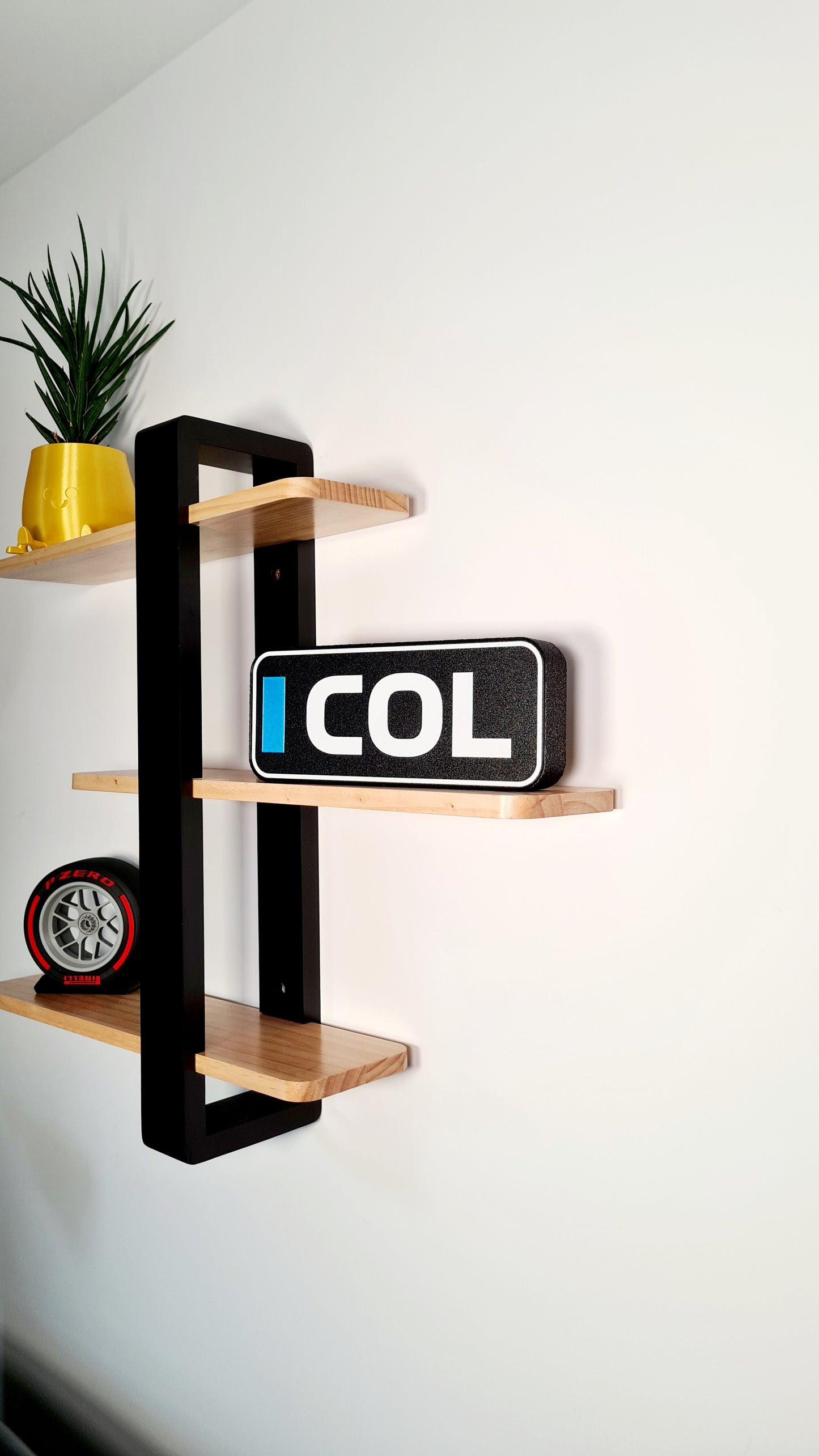 Gepersonaliseerde Alpine Franco Colapinto F1 Led Light Box met F1 3 letternamen