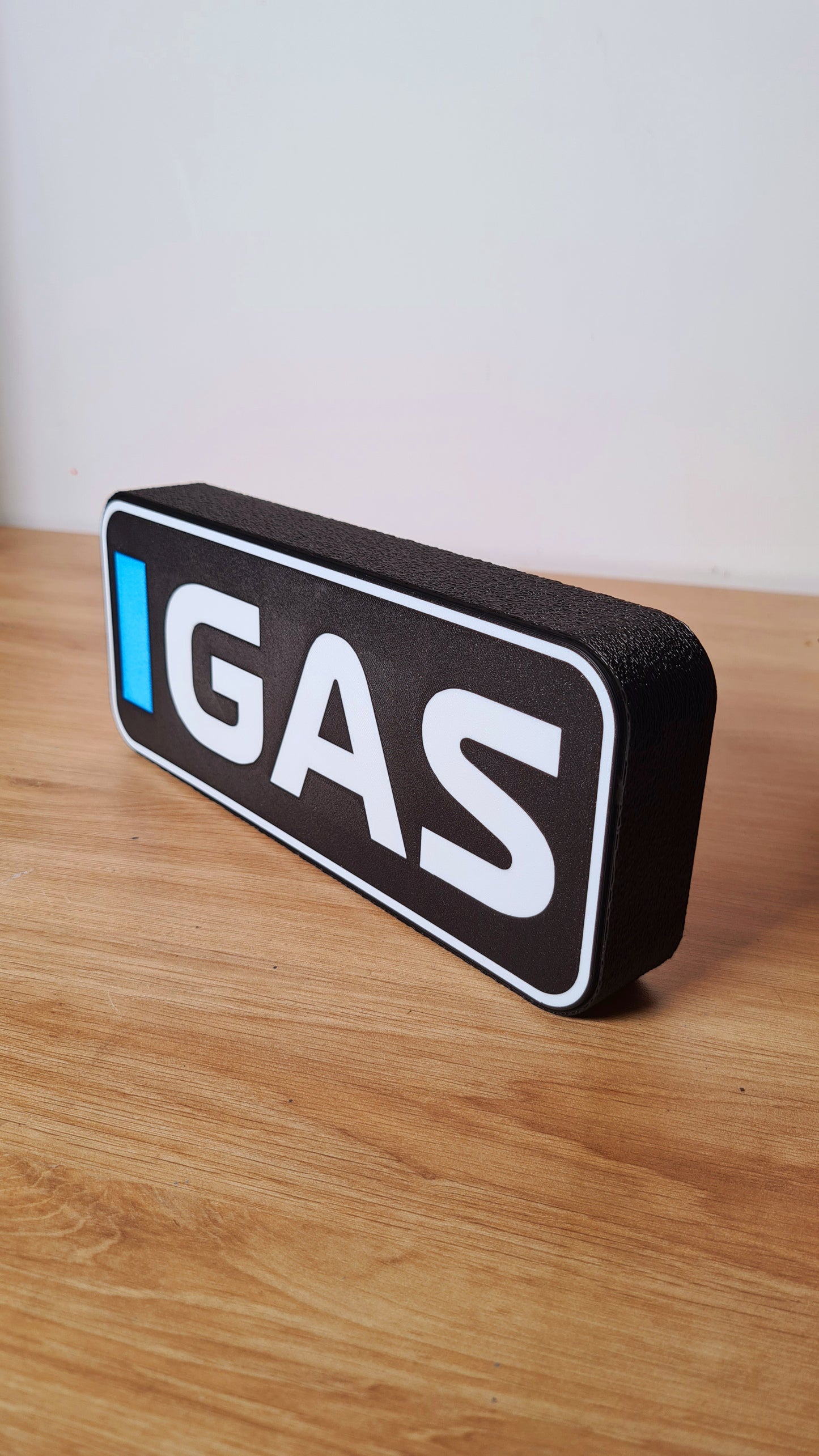 Gepersonaliseerde Alpine Pierre Gasly F1 Led Light Box met F1 3 letternamen