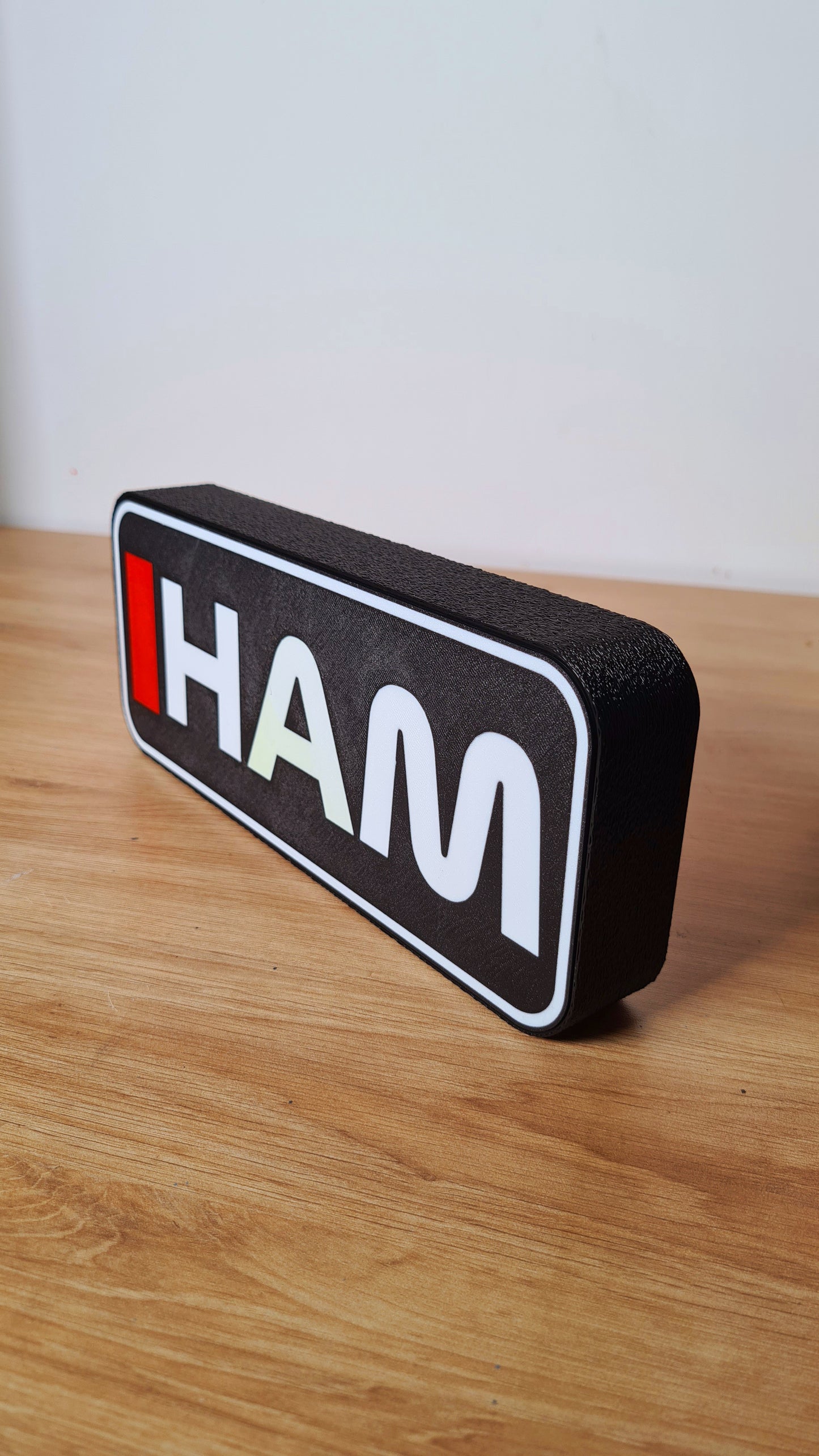 Gepersonaliseerde Ferrari Lewis Hamilton F1 Led Light Box met F1 3-letternamen