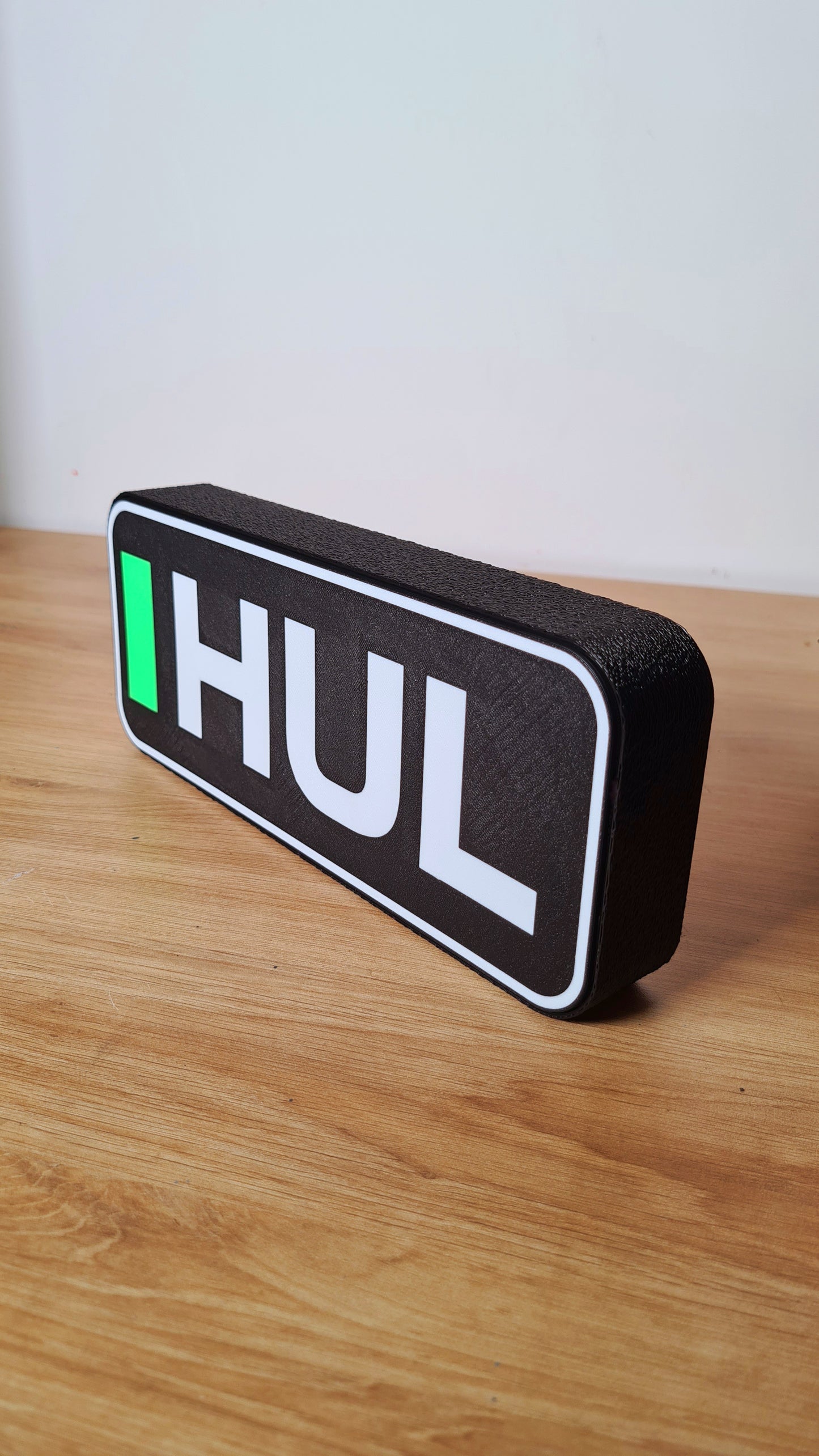 Boîte lumineuse LED personnalisée Sauber Nico Hulkenberg F1 avec noms F1 à 3 lettres