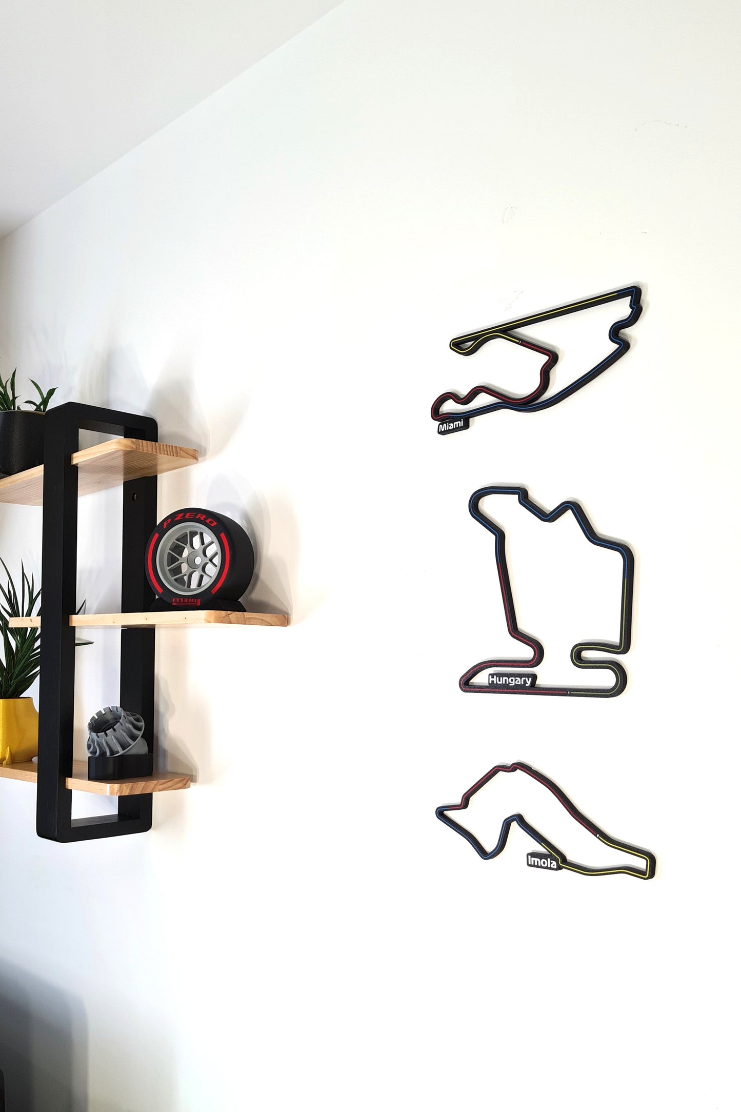 Hungarian Grand Prix track with sectors