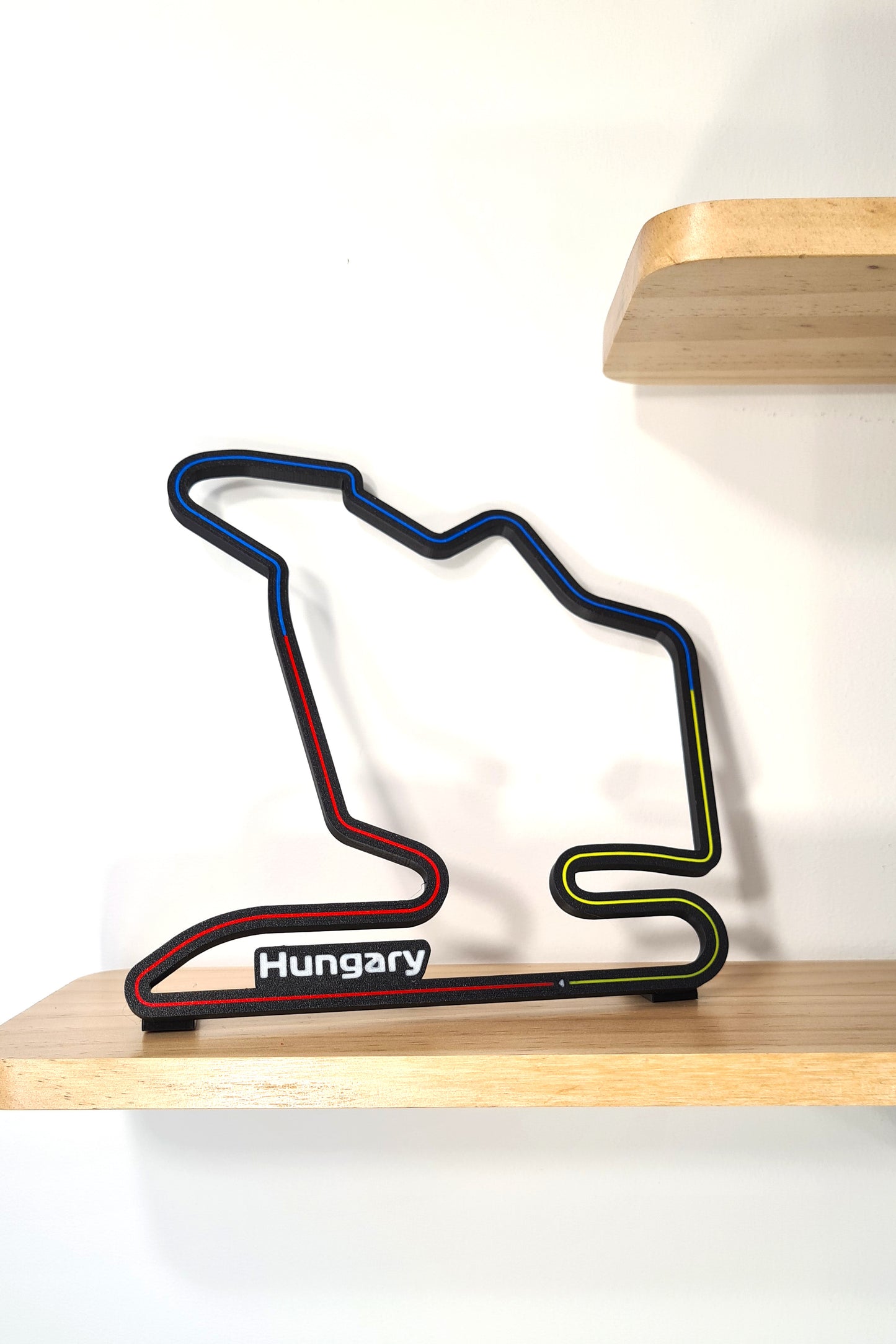 Hungarian Grand Prix track with sectors