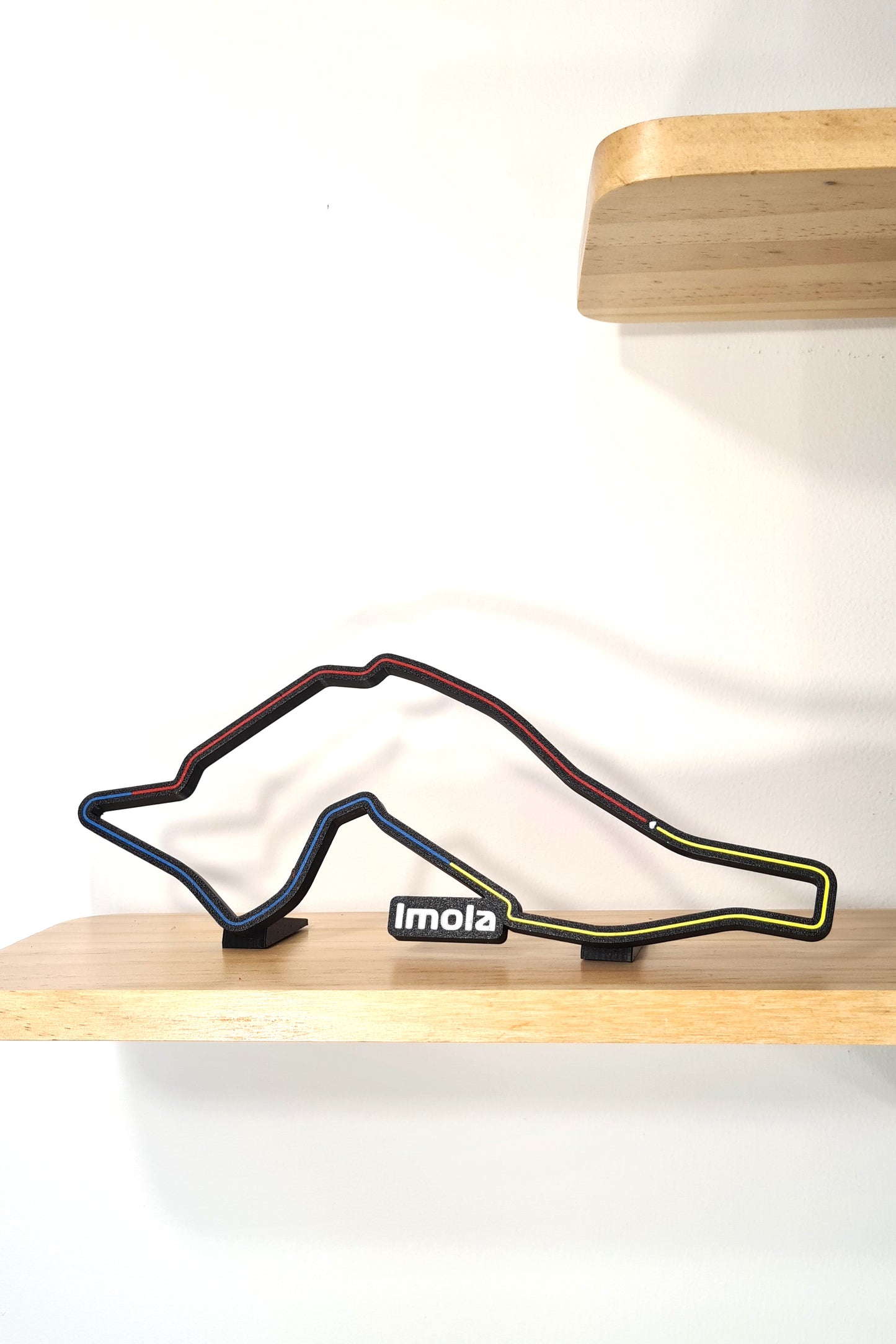 Imola Grand Prix-circuit met sectoren