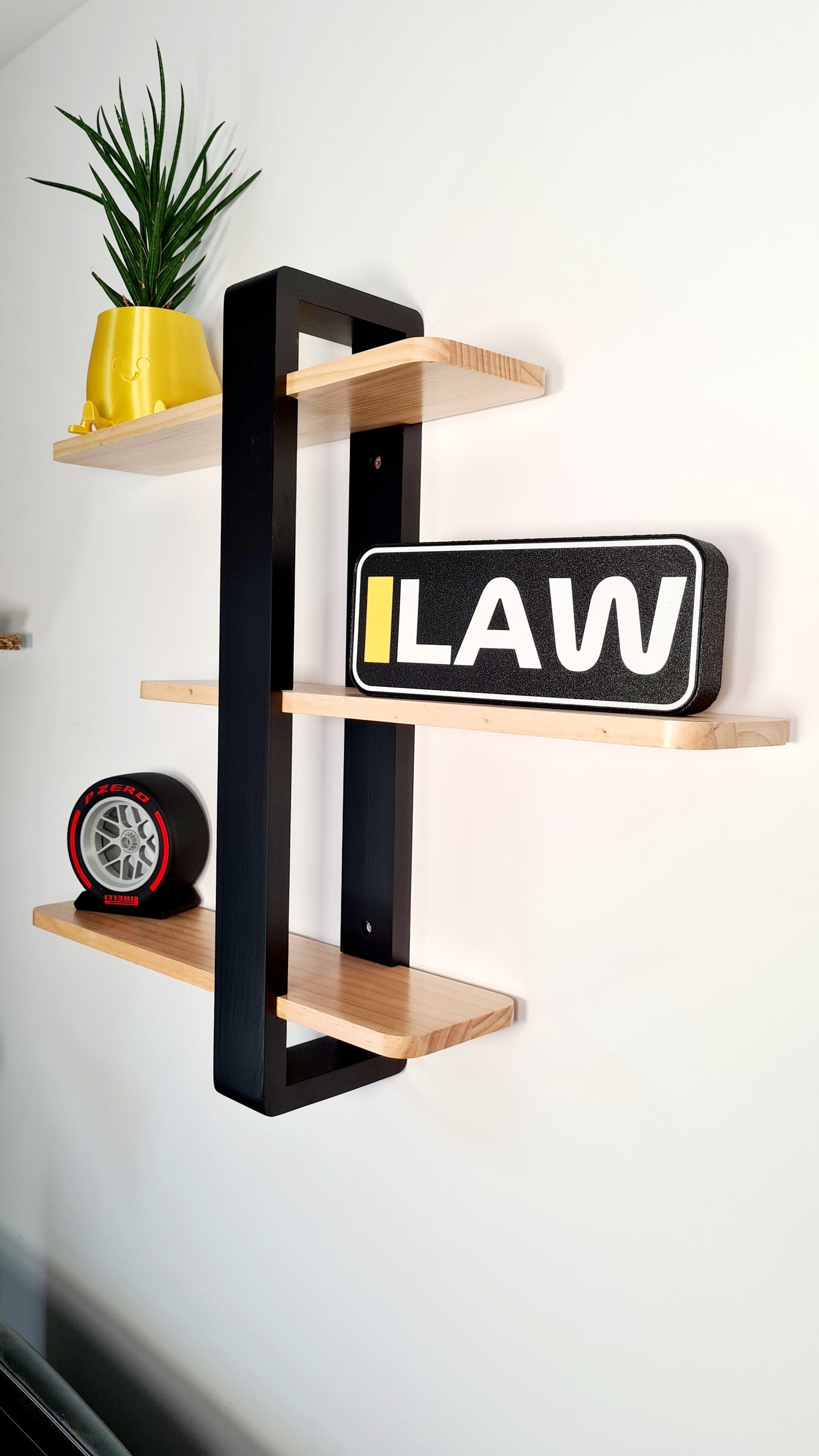 Boîte lumineuse LED personnalisée RB Liam Lawson F1 avec noms F1 à 3 lettres