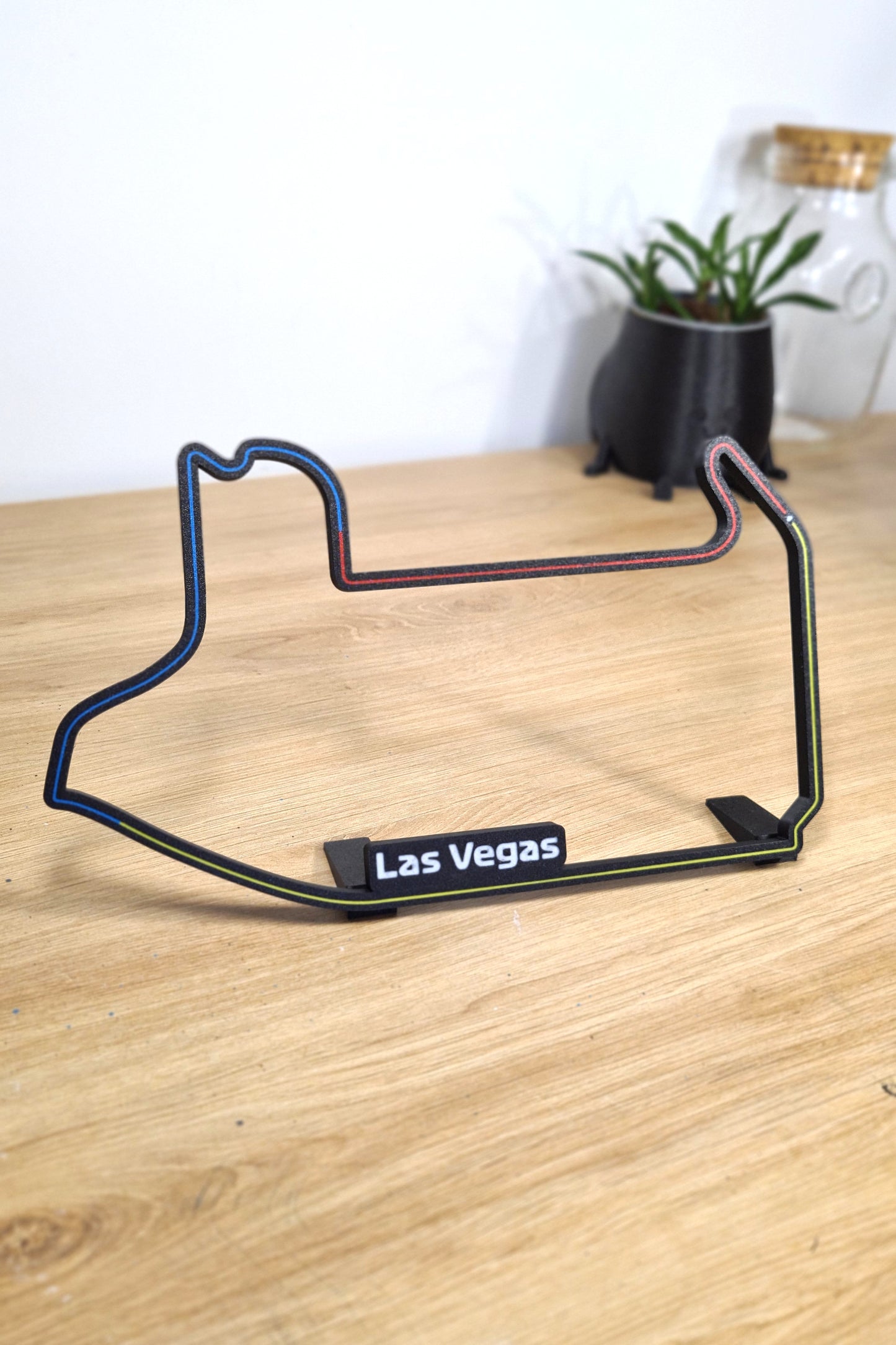 Las Vegas Grand Prix track with sectors