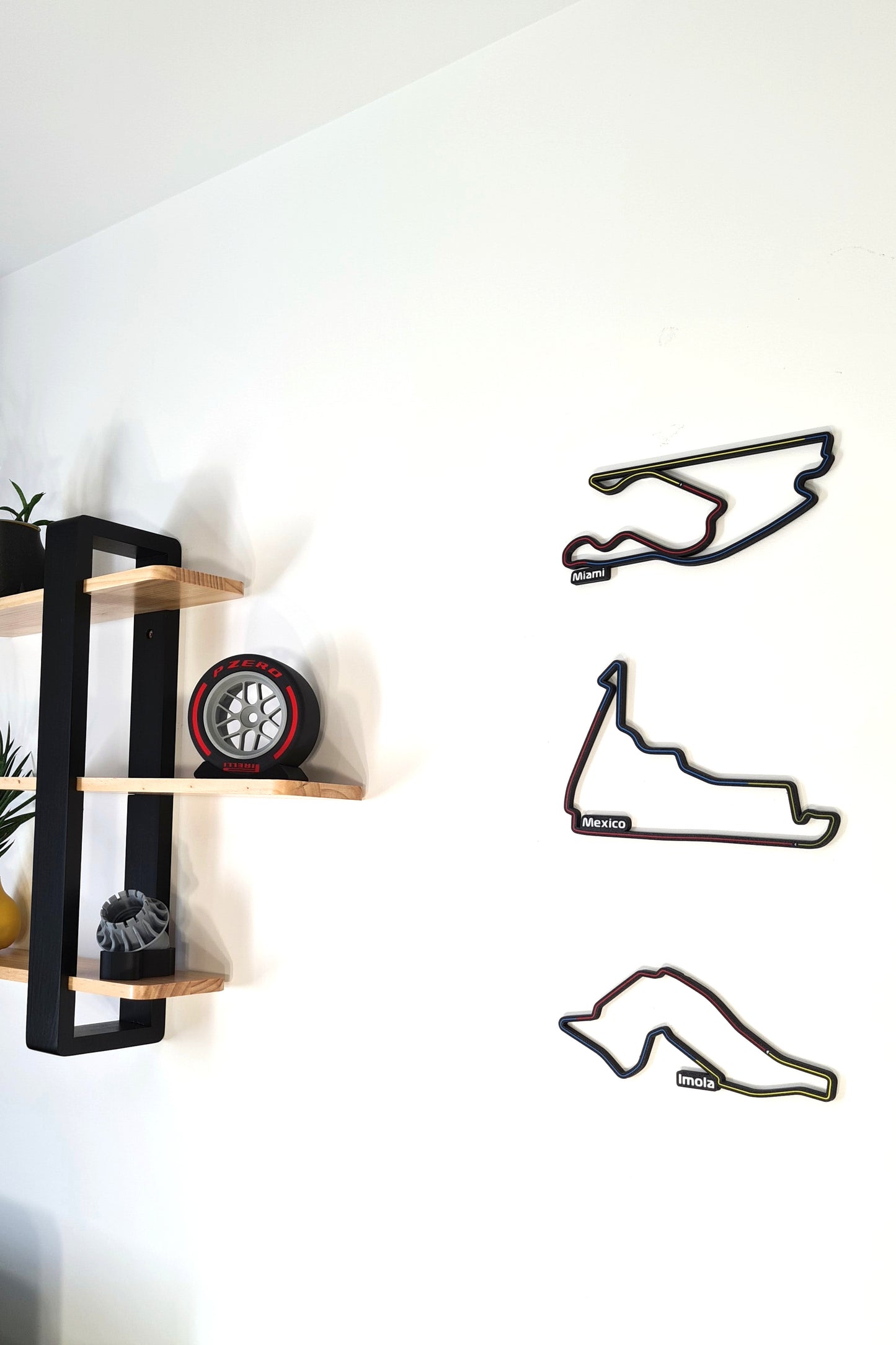 Mexican Grand Prix track with sectors