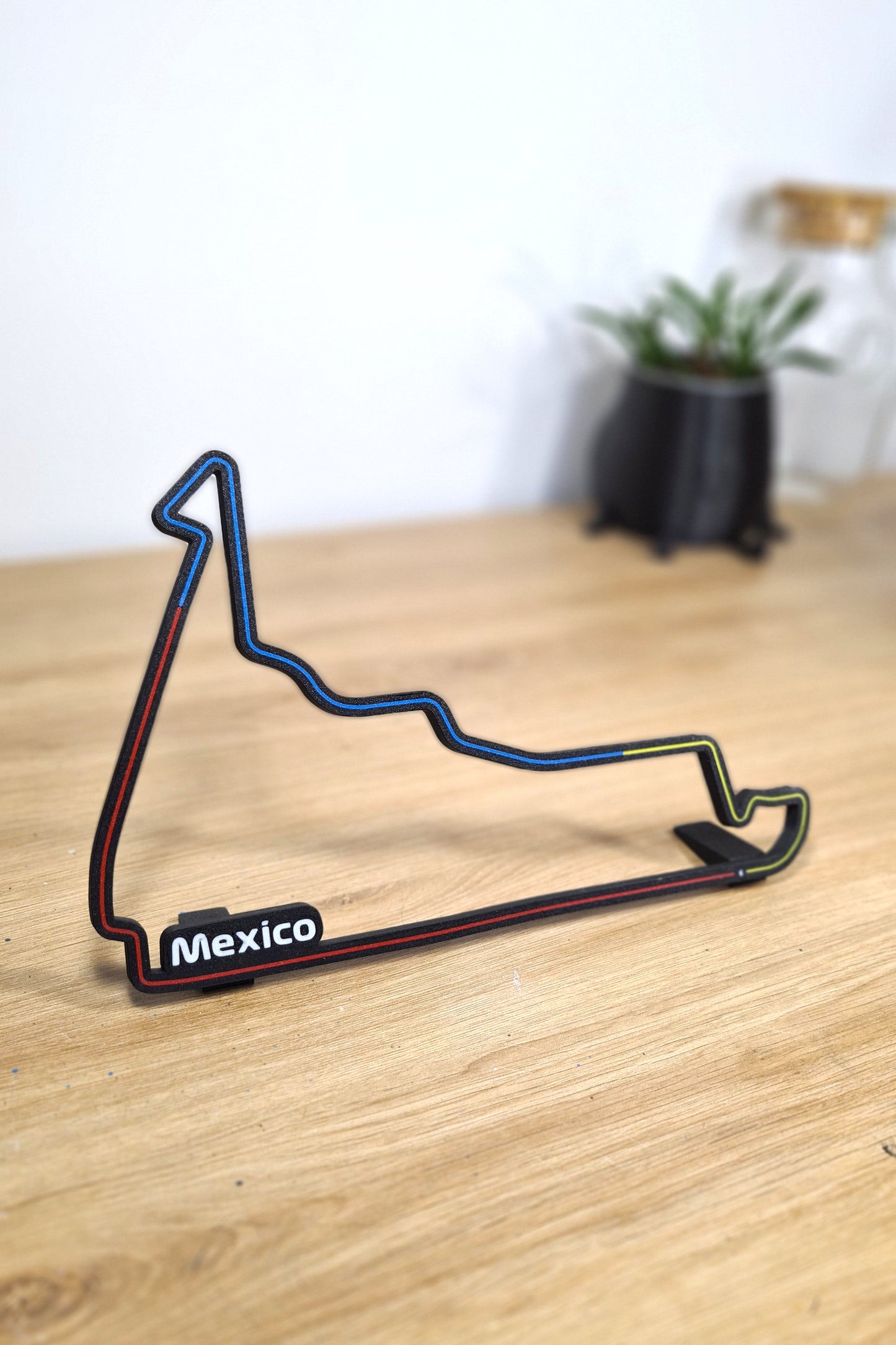 Mexican Grand Prix track with sectors