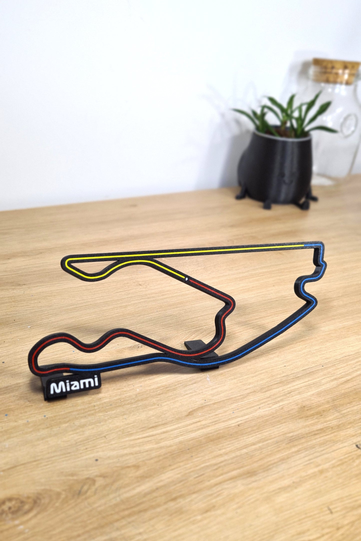 Miami Grand Prix-circuit met sectoren