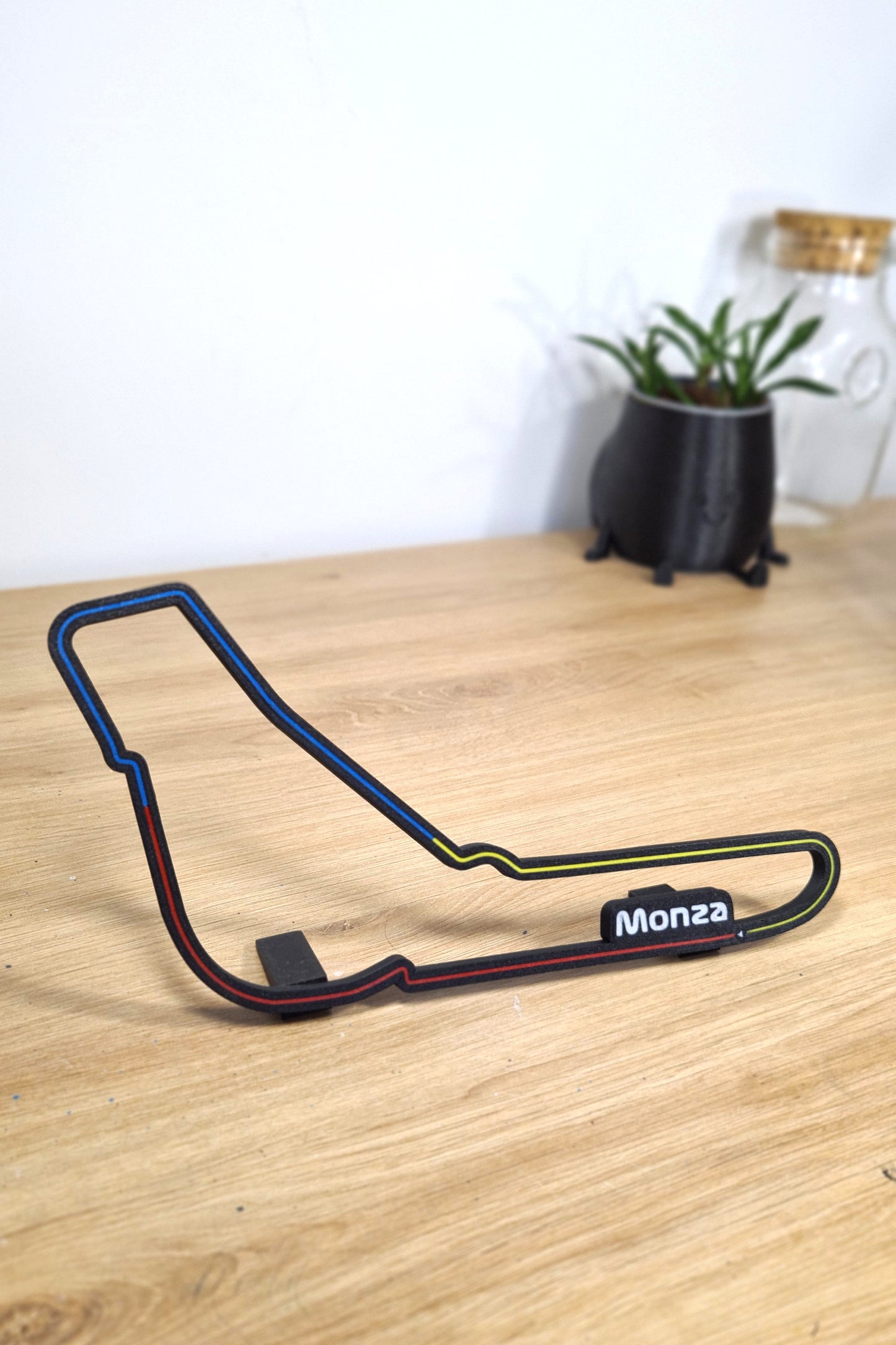 Monza Grand Prix track with sectors