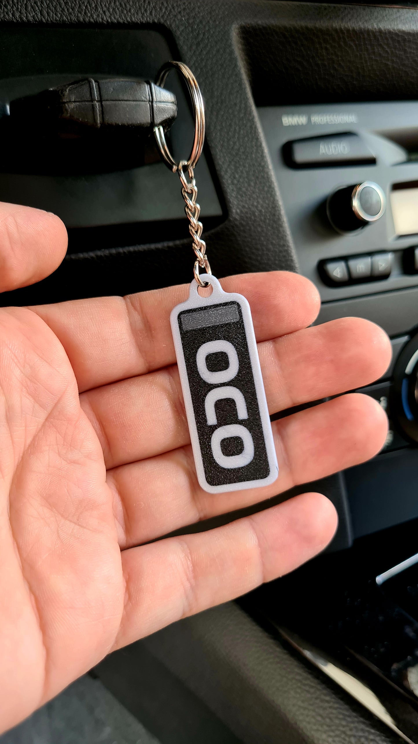 Gepersonaliseerde F1-autosleutelhanger met F1-letternamen