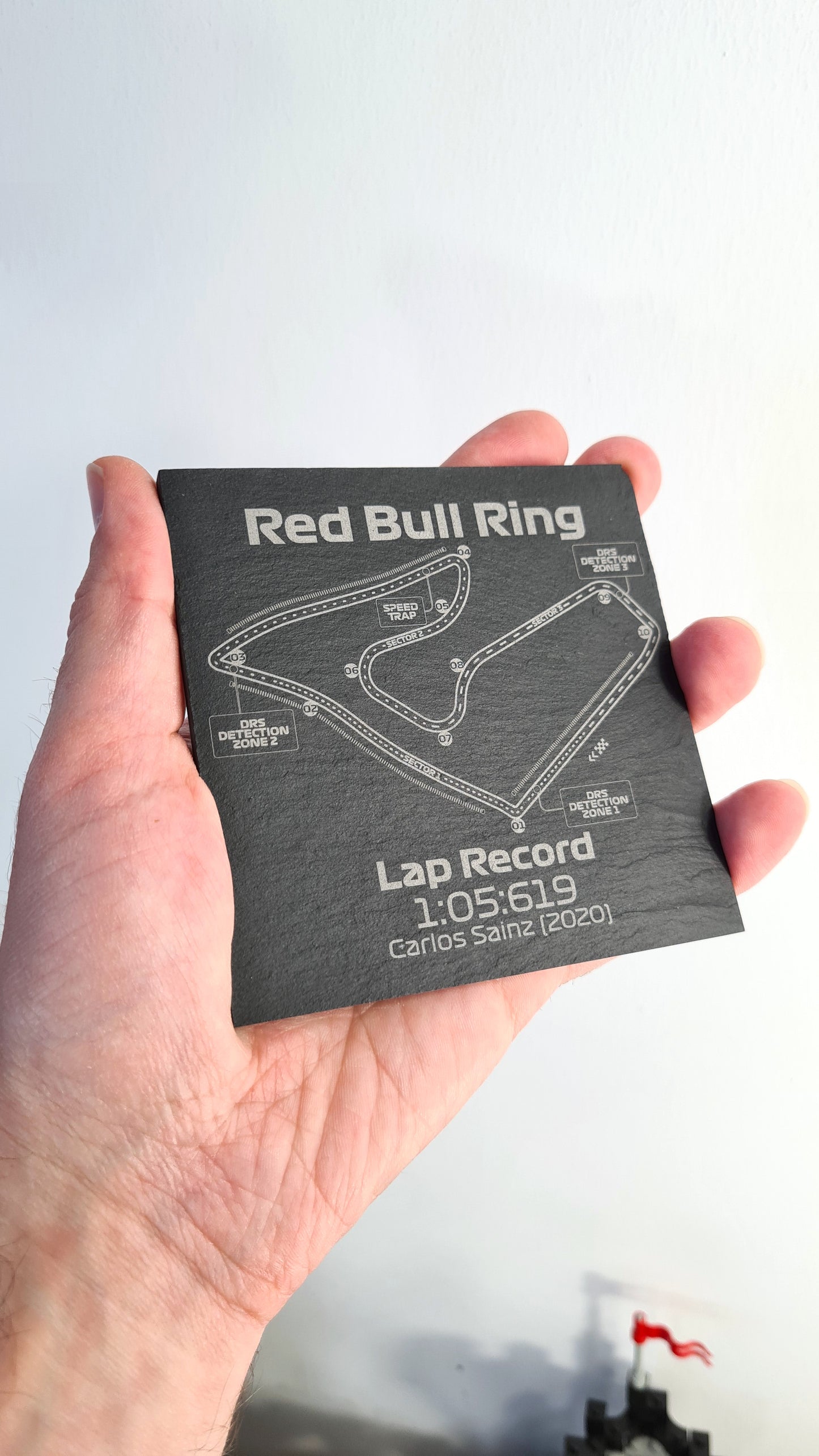 Dessous de verre circuit Formule 1 Red Bull Ring - 10x10cm