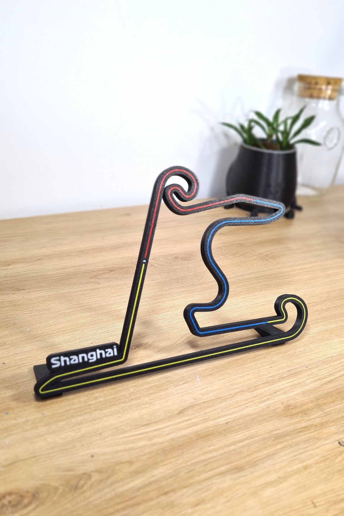 Shanghai Grand Prix track with sectors