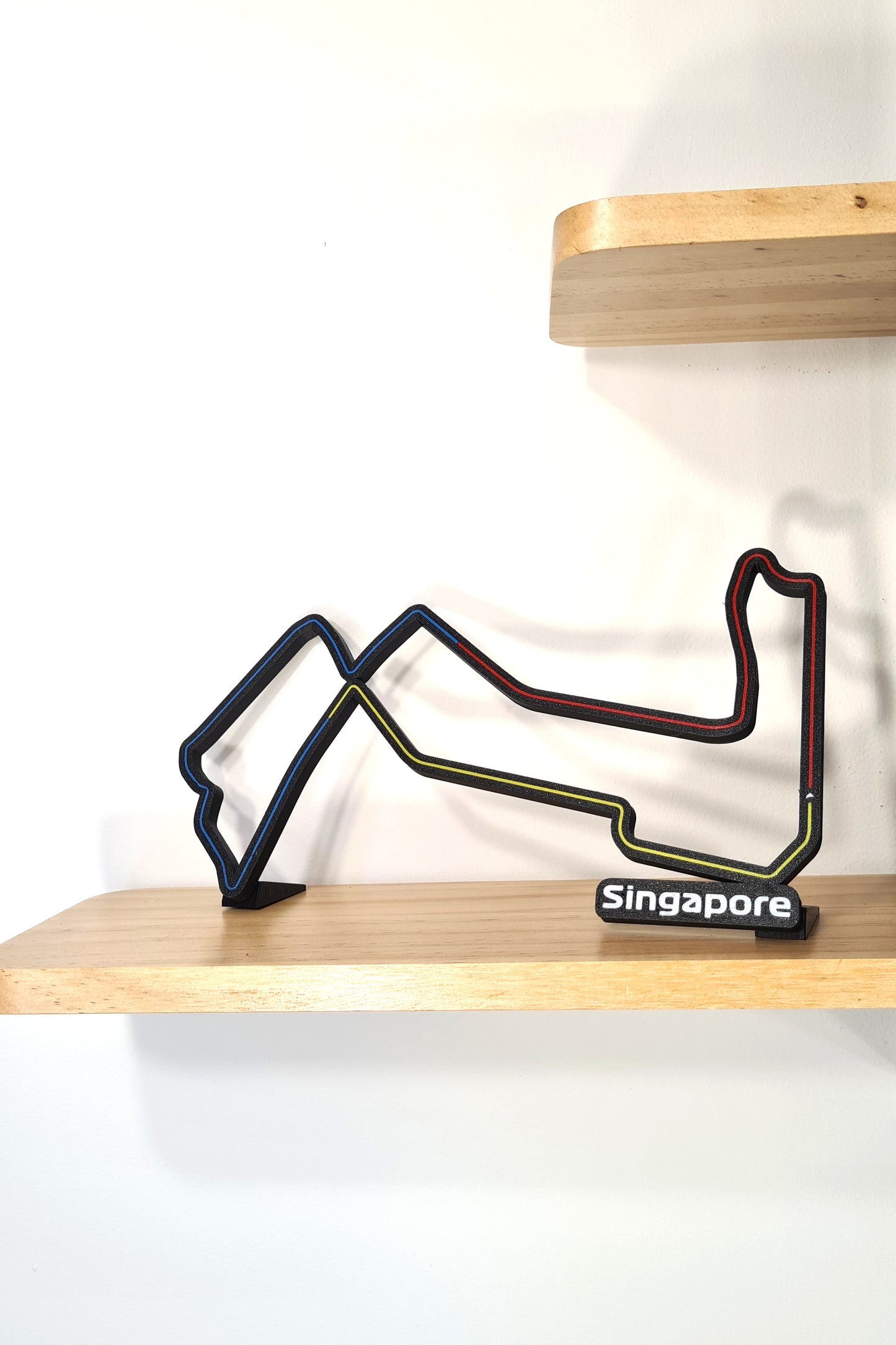 Singapore Prix track with sectors