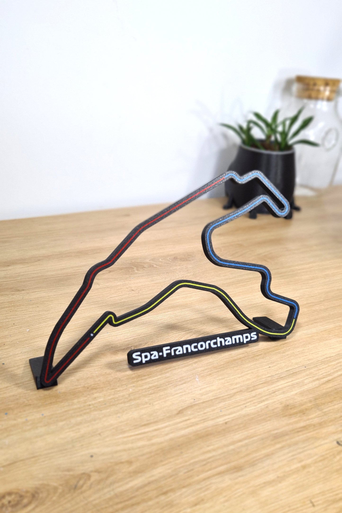 Circuit du Grand Prix de Spa Francorchamps avec secteurs