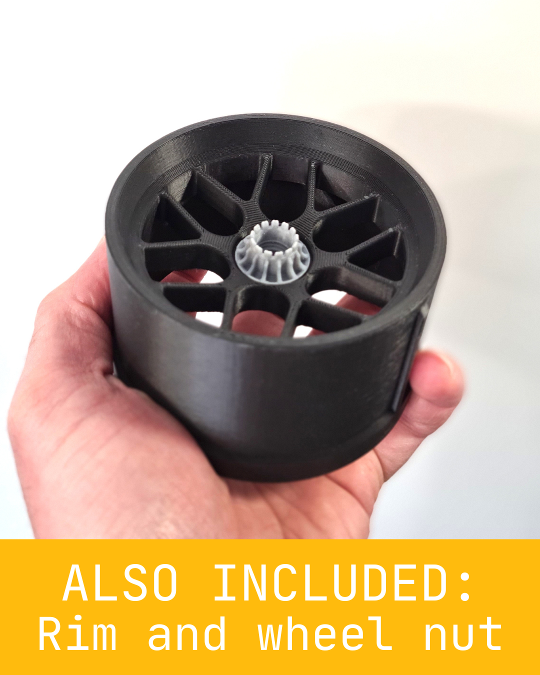 Customizable Mclaren F1 Tyre, Rim Cover and Nut - 5 VERSIONS