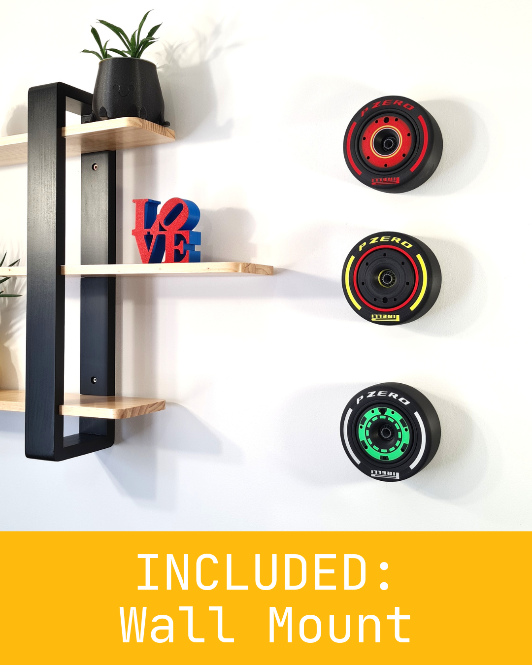Customizable Mclaren F1 Tyre, Rim Cover and Nut - 5 VERSIONS