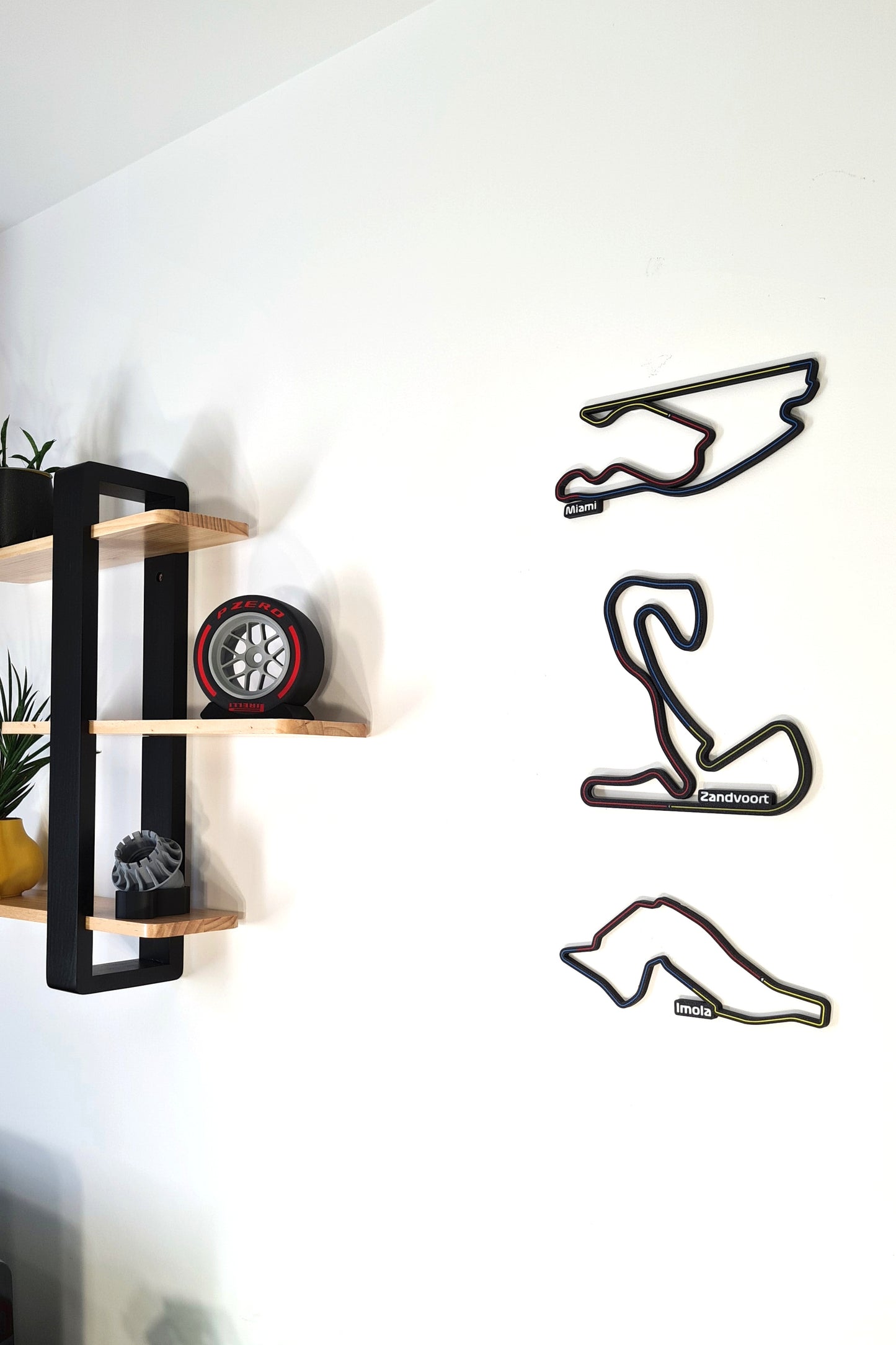 Zandvoort Grand Prix track with sectors