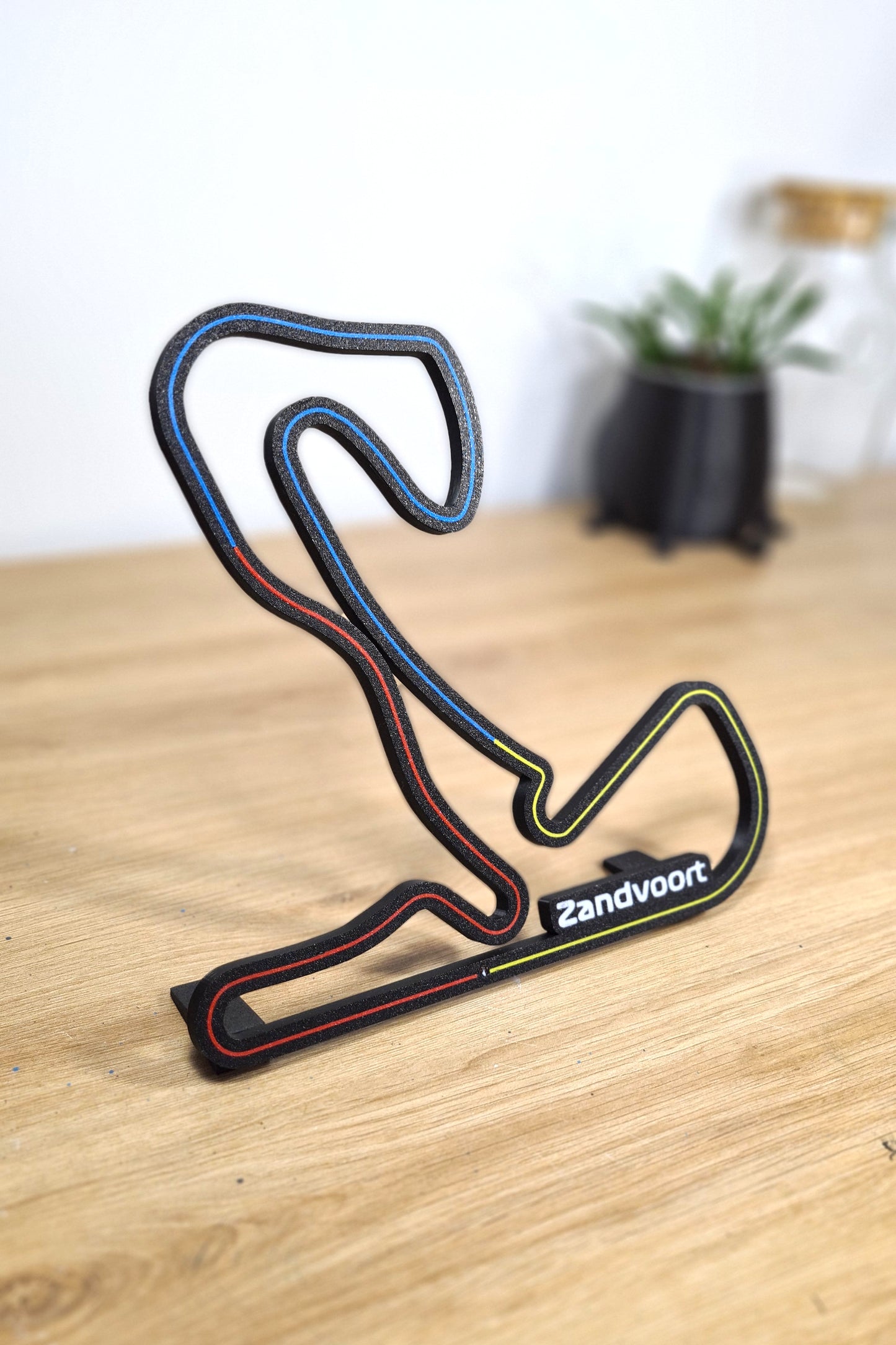 Zandvoort Grand Prix track with sectors