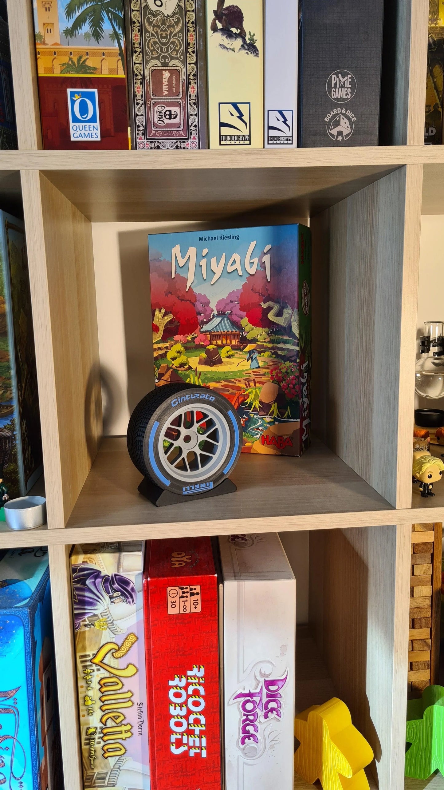 F1 Tyre and Rim Replica - Wet - MyLoveForCars