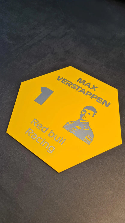 Your Custom F1 Wall Tiles - Charles Leclerc, Max Verstappen, Fernando Alonso - More Models Available on Request - MyLoveForCars