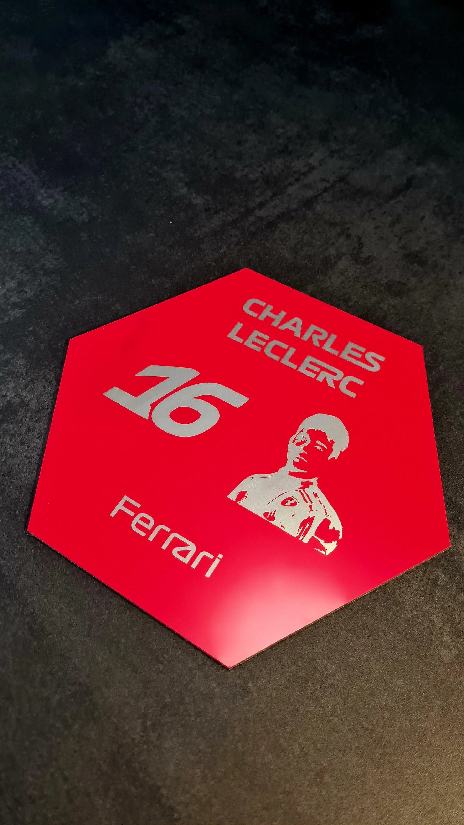 Your Custom F1 Wall Tiles - Charles Leclerc - More Models Available on Request - MyLoveForCars