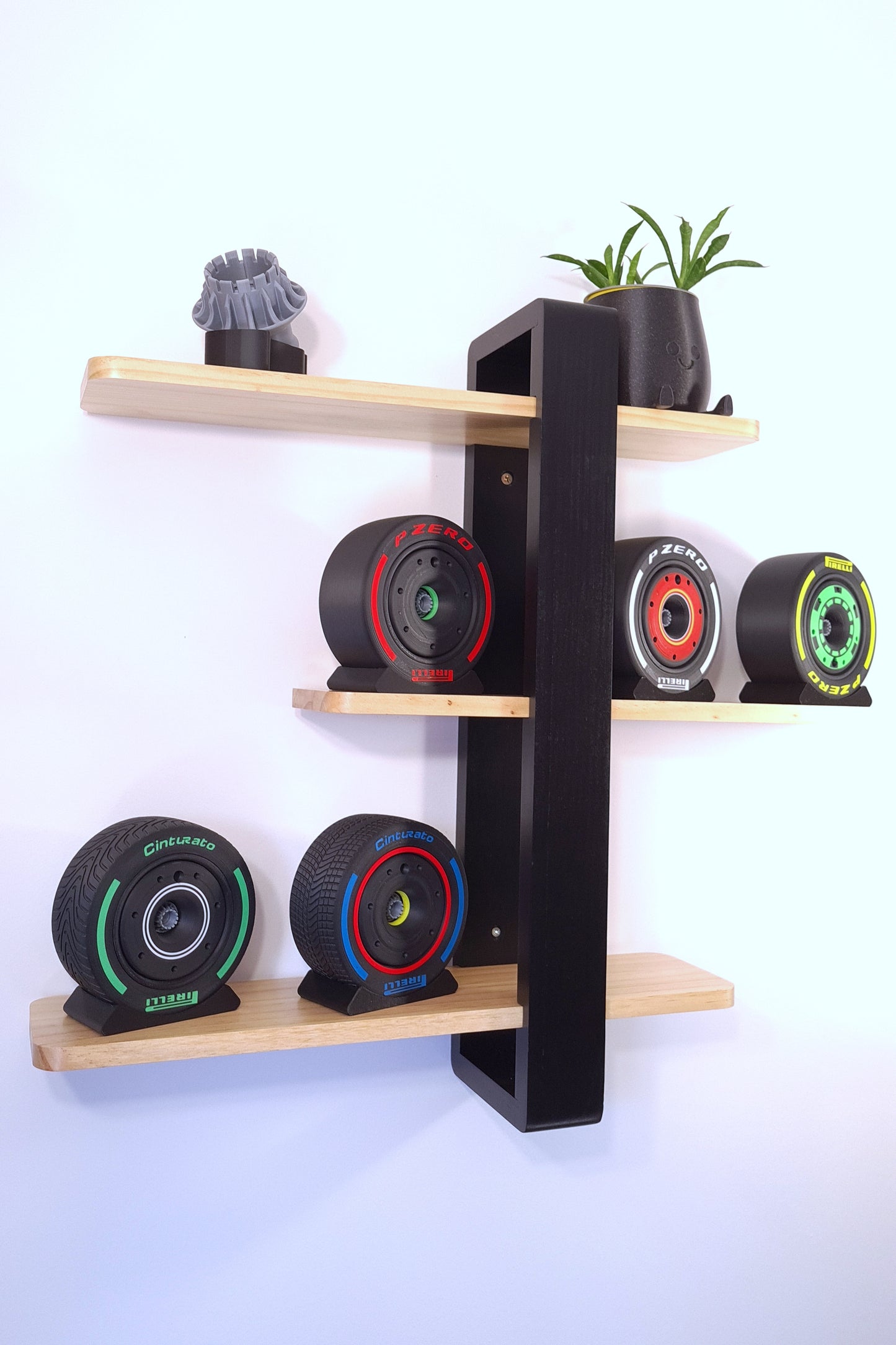 Customizable Stake Sauber F1 Tyre, Rim Cover and Nut - 5 VERSIONS