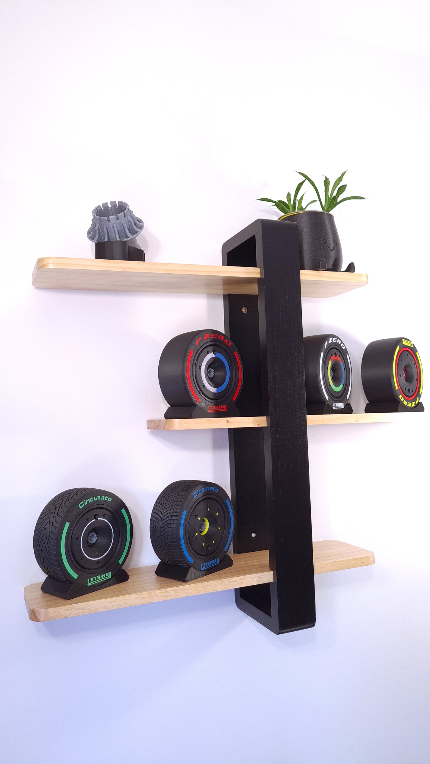 Customizable Stake Sauber F1 Tyre, Rim Cover and Nut - 5 VERSIONS