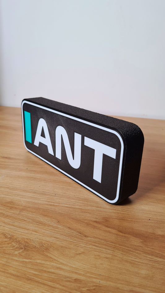 Gepersonaliseerde Mercedes Kimi Antonelli F1 Led Light Box met F1 3-letternamen