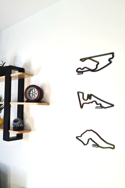 Austin Grand Prix track with sectors