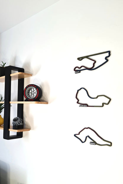 Australian Grand Prix track with sectors