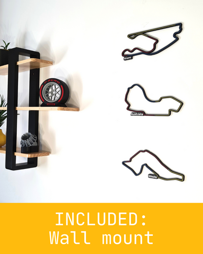 Austin Grand Prix track with sectors