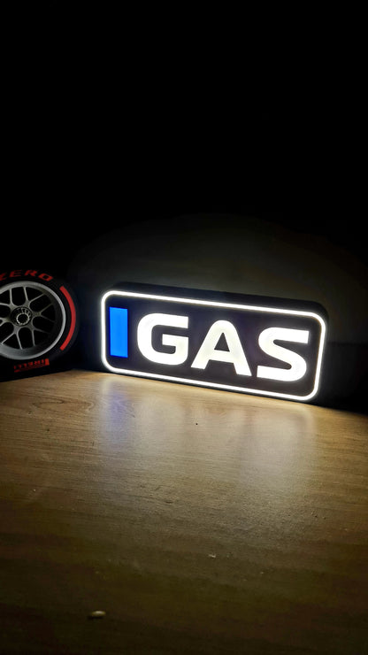 Boîte lumineuse LED Alpine Pierre Gasly F1 personnalisée avec noms F1 à 3 lettres