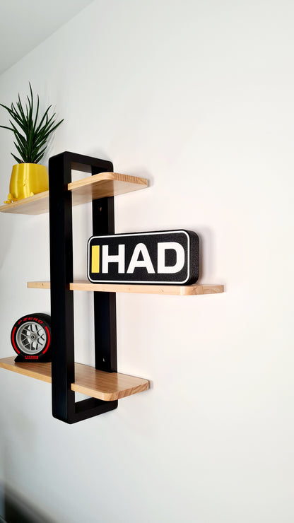 Gepersonaliseerde RB Isak Hadjar F1 Led Light Box met F1 3 letternamen