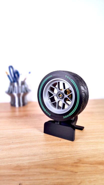 Customizable F1 INTER Tyre - Wheel Replica — Green Edition 2026