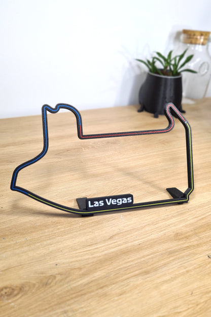 Las Vegas Grand Prix track with sectors