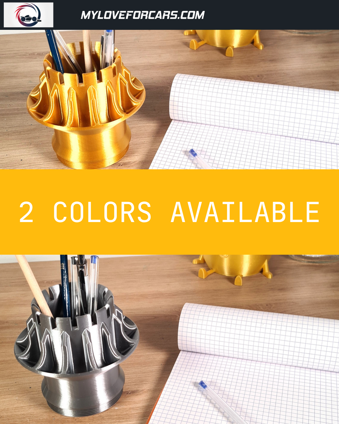 F1 Wheel Nut Pen Holder | F1 Center Lock Nut Desk Organizer