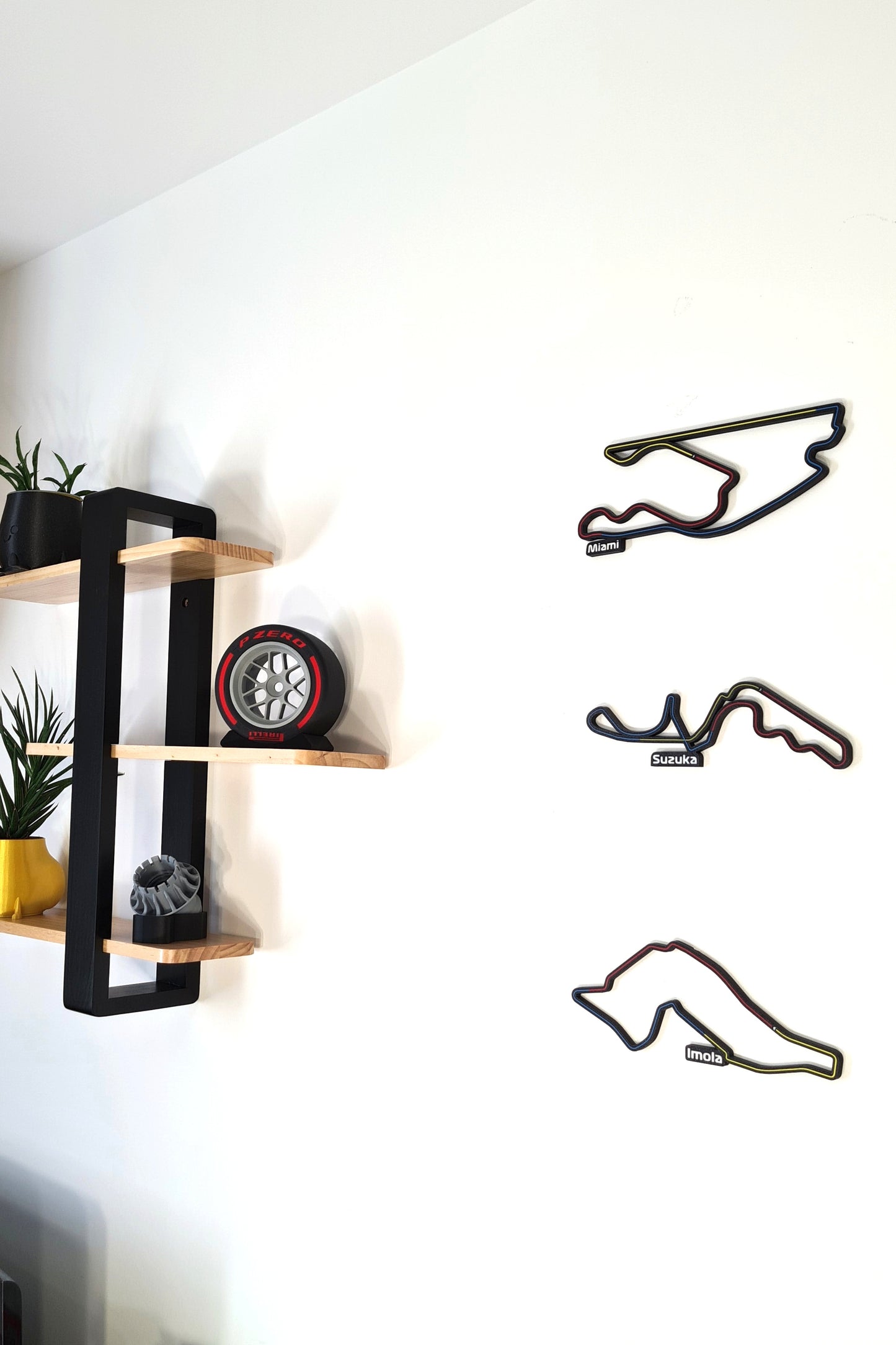 Grand Prix-circuit van Suzuka met sectoren