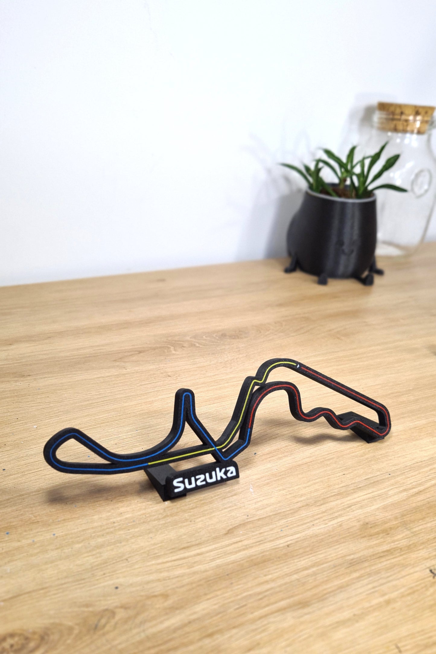 Grand Prix-circuit van Suzuka met sectoren