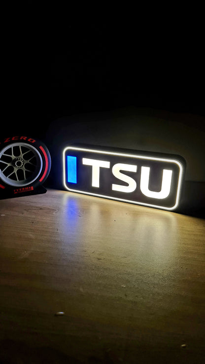 Boîte lumineuse LED Redbull Yuki Tsunoda F1 personnalisée avec noms F1 à 3 lettres